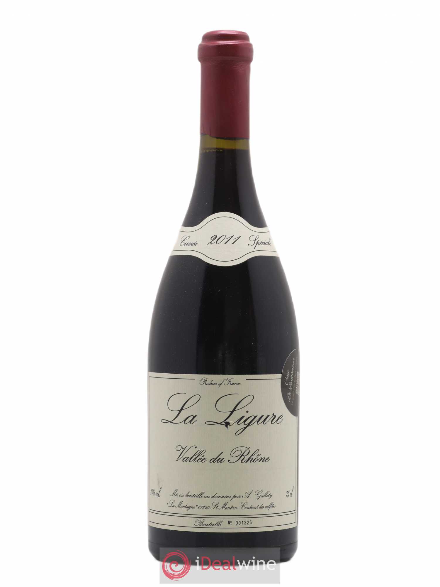 Côtes du Vivarais La Ligure Gallety (Domaine) 2011 - Lot de 1 bouteille - 0