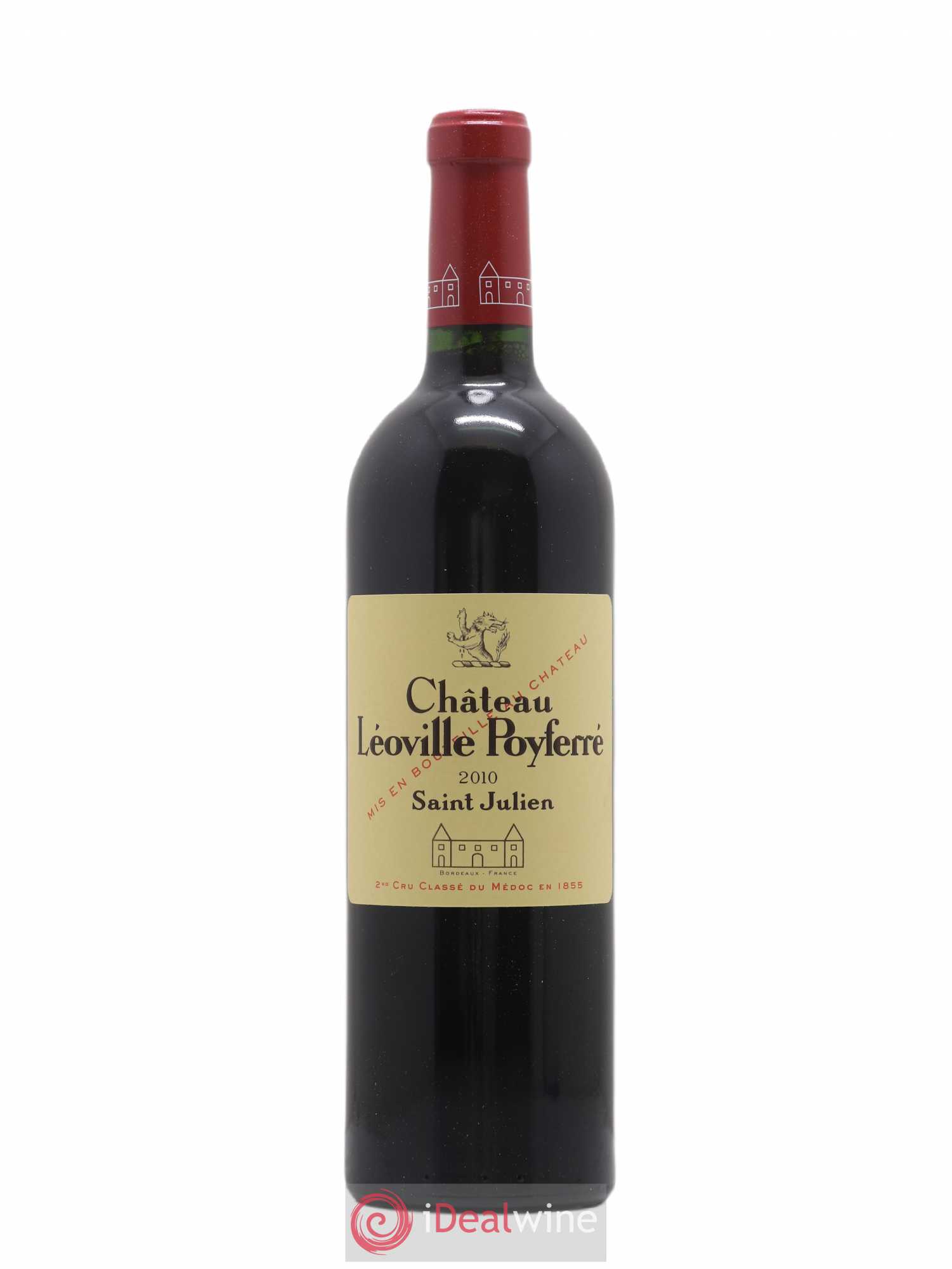 Château Léoville Poyferré 2ème Grand Cru Classé 2010 - Lot de 1 bouteille - 0