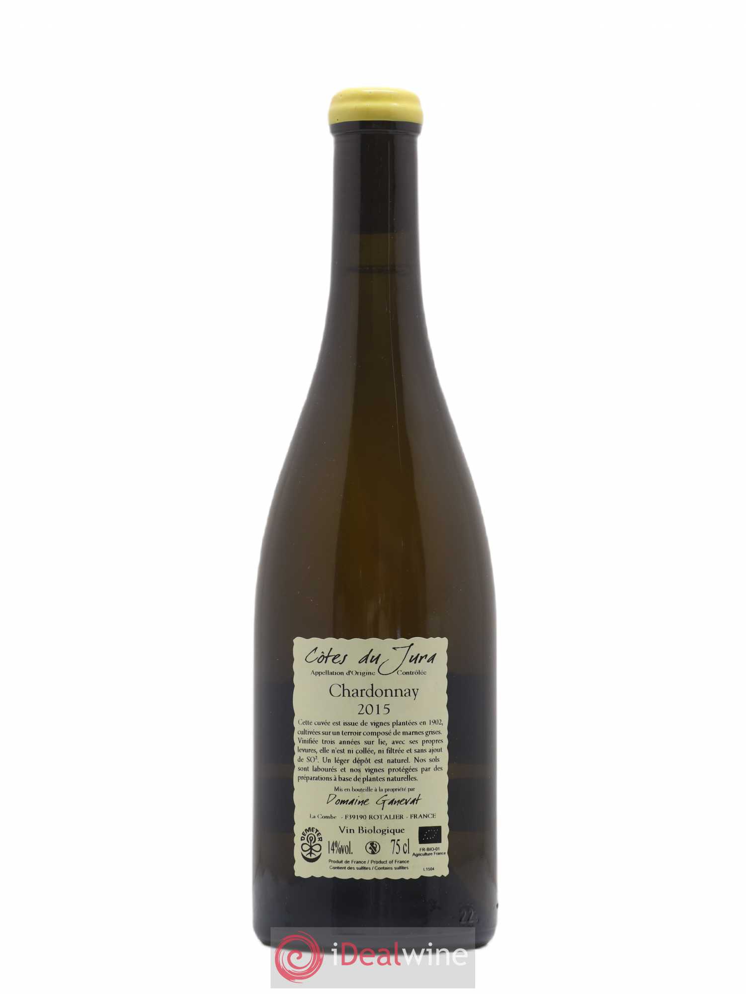 Côtes du Jura Les Chalasses Vieilles Vignes Jean-François Ganevat (Domaine) 2015 - Lot de 1 bouteille - 1
