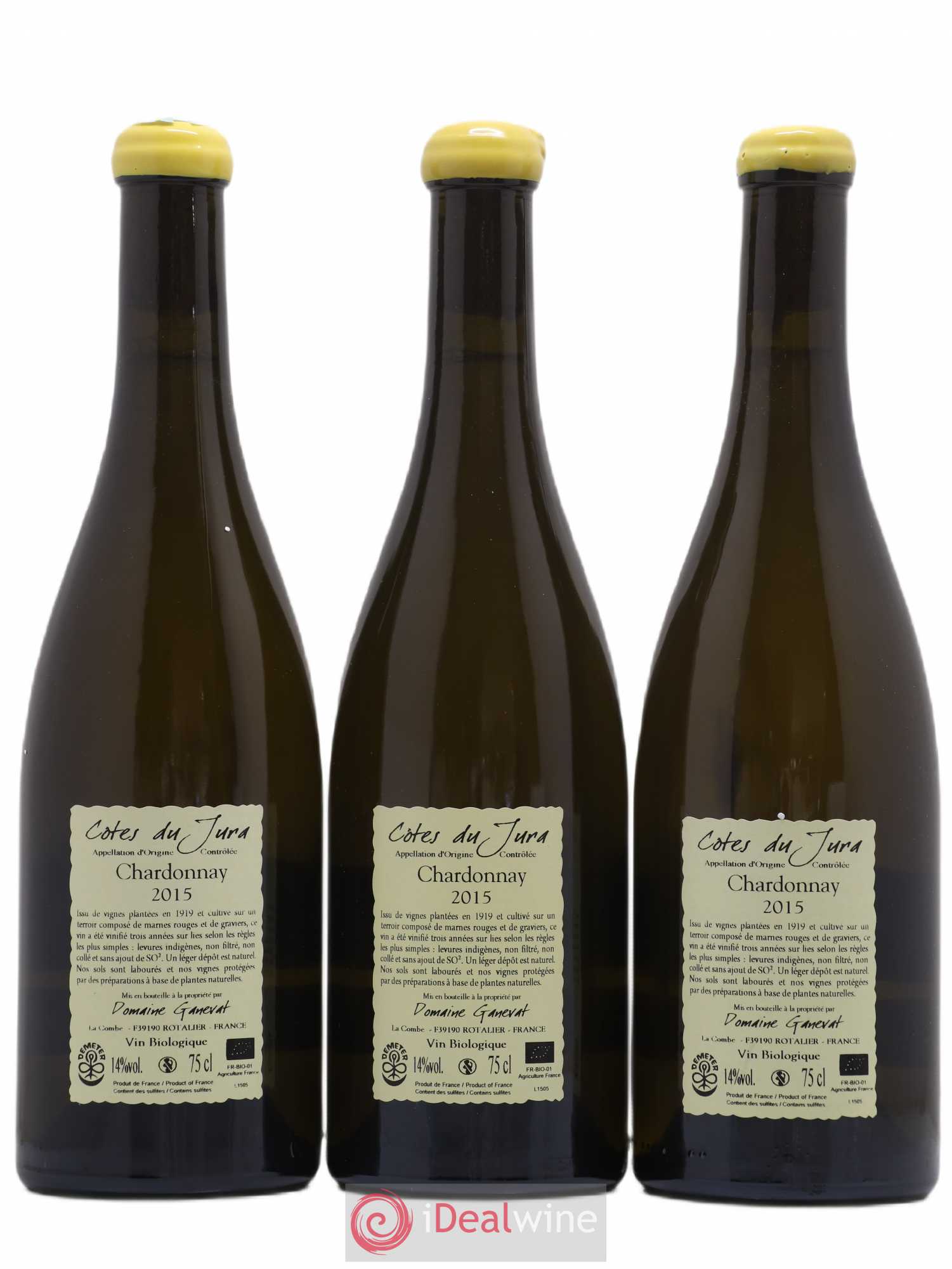 Côtes du Jura Les Grands Teppes Vieilles Vignes Jean-François Ganevat (Domaine) 2015 - Lot de 3 bouteilles - 1