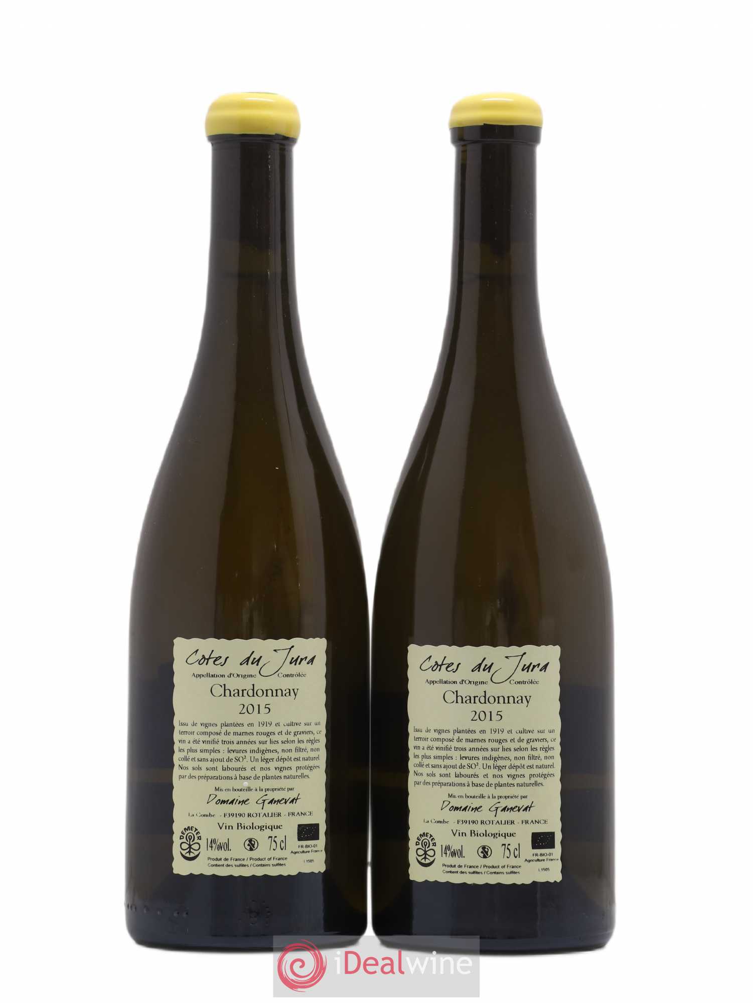 Côtes du Jura Les Grands Teppes Vieilles Vignes Jean-François Ganevat (Domaine) 2015 - Lot de 2 bouteilles - 1