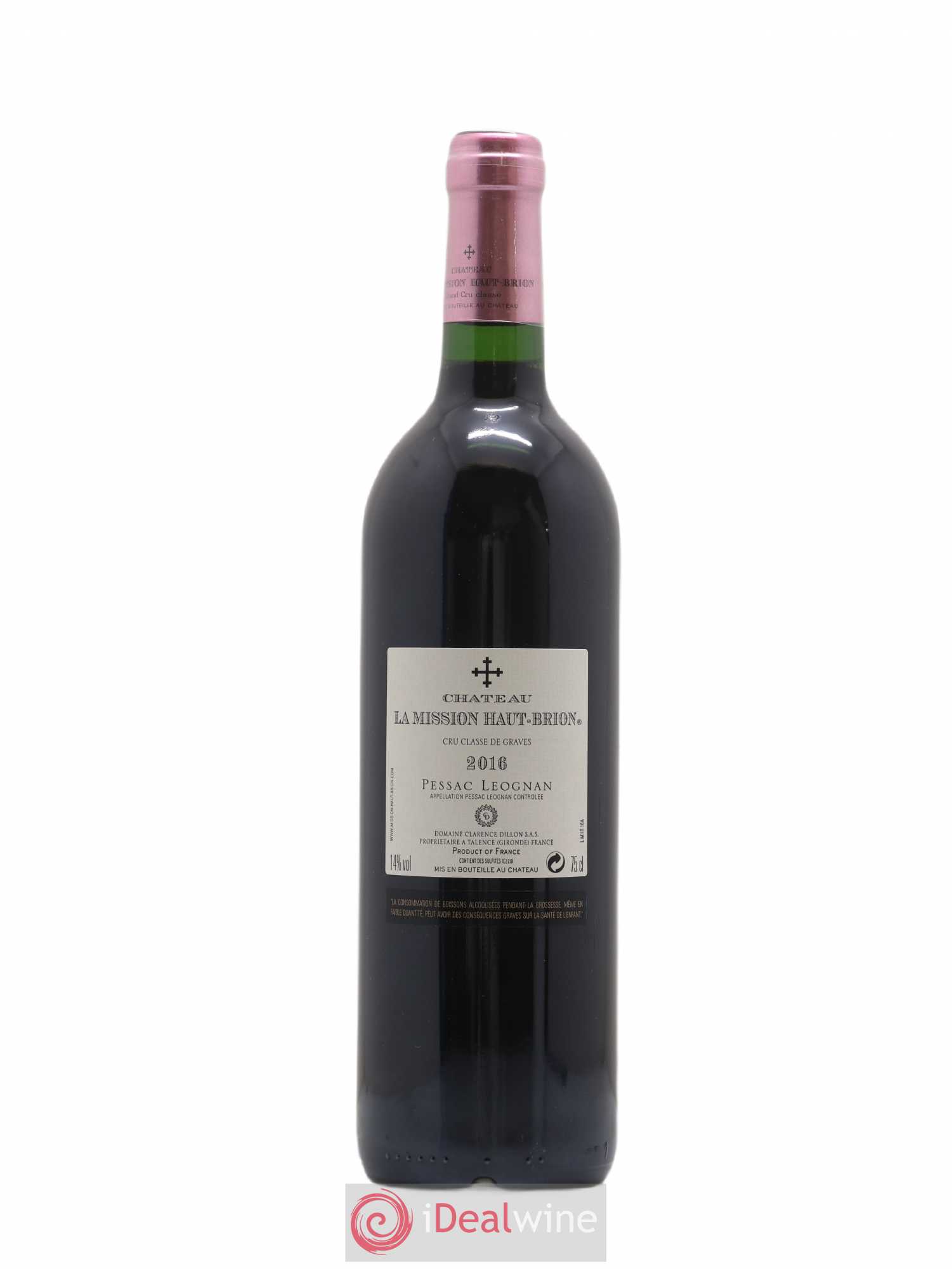 Château la Mission Haut-Brion Cru Classé de Graves 2016 - Lot de 1 bouteille - 1