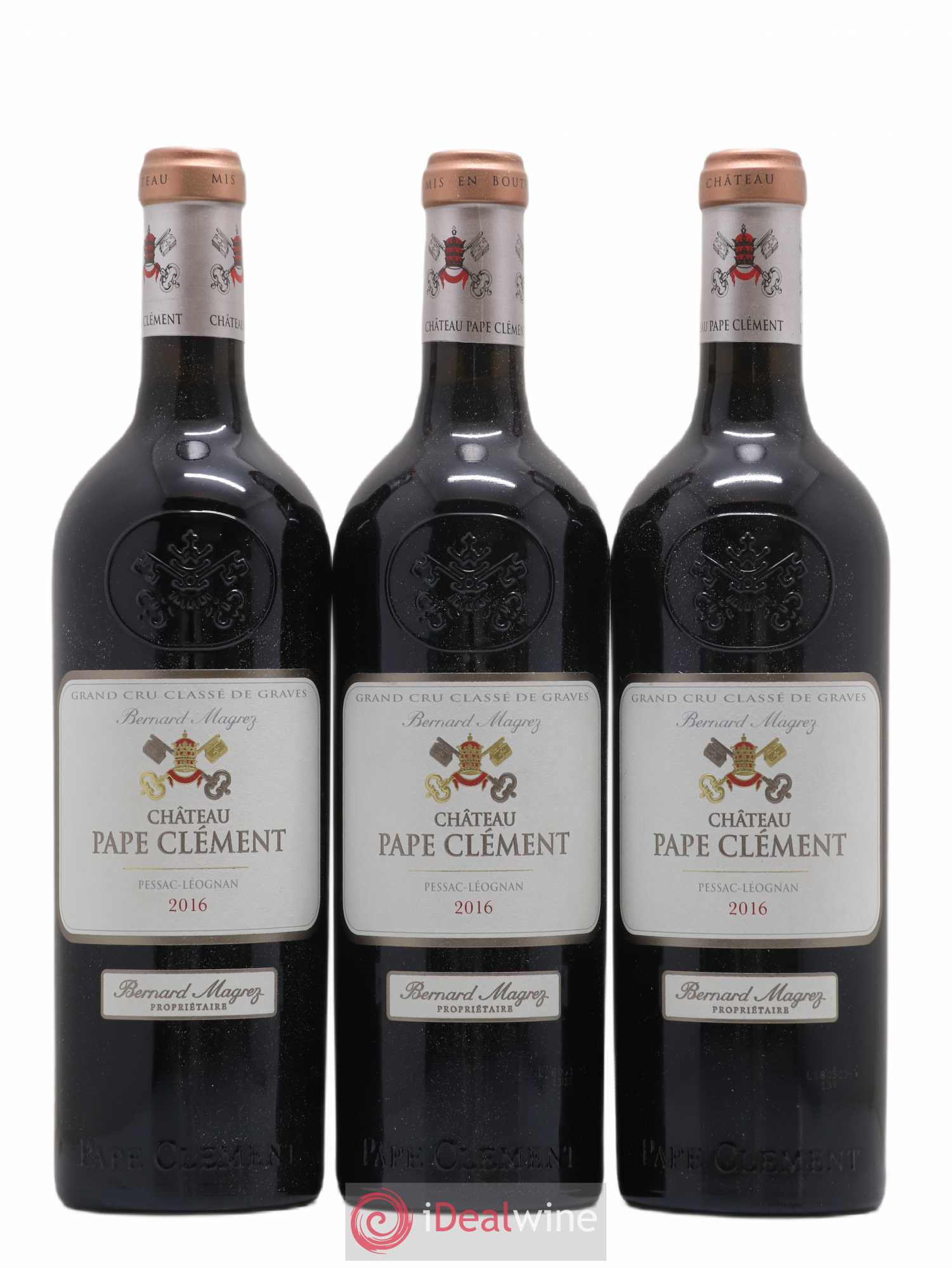 Château Pape Clément Cru Classé de Graves 2016 - Lot de 3 bouteilles - 0
