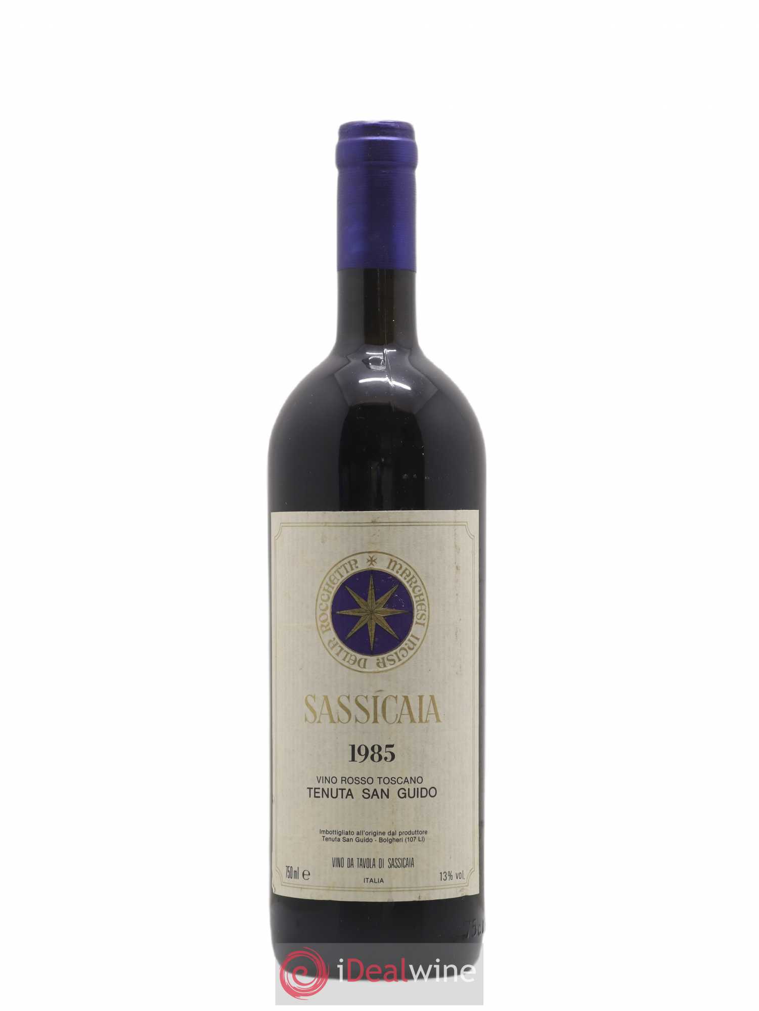 Bolgheri DOC Sassicaia Tenuta San Guido 1985 - Lot de 1 bouteille - 0