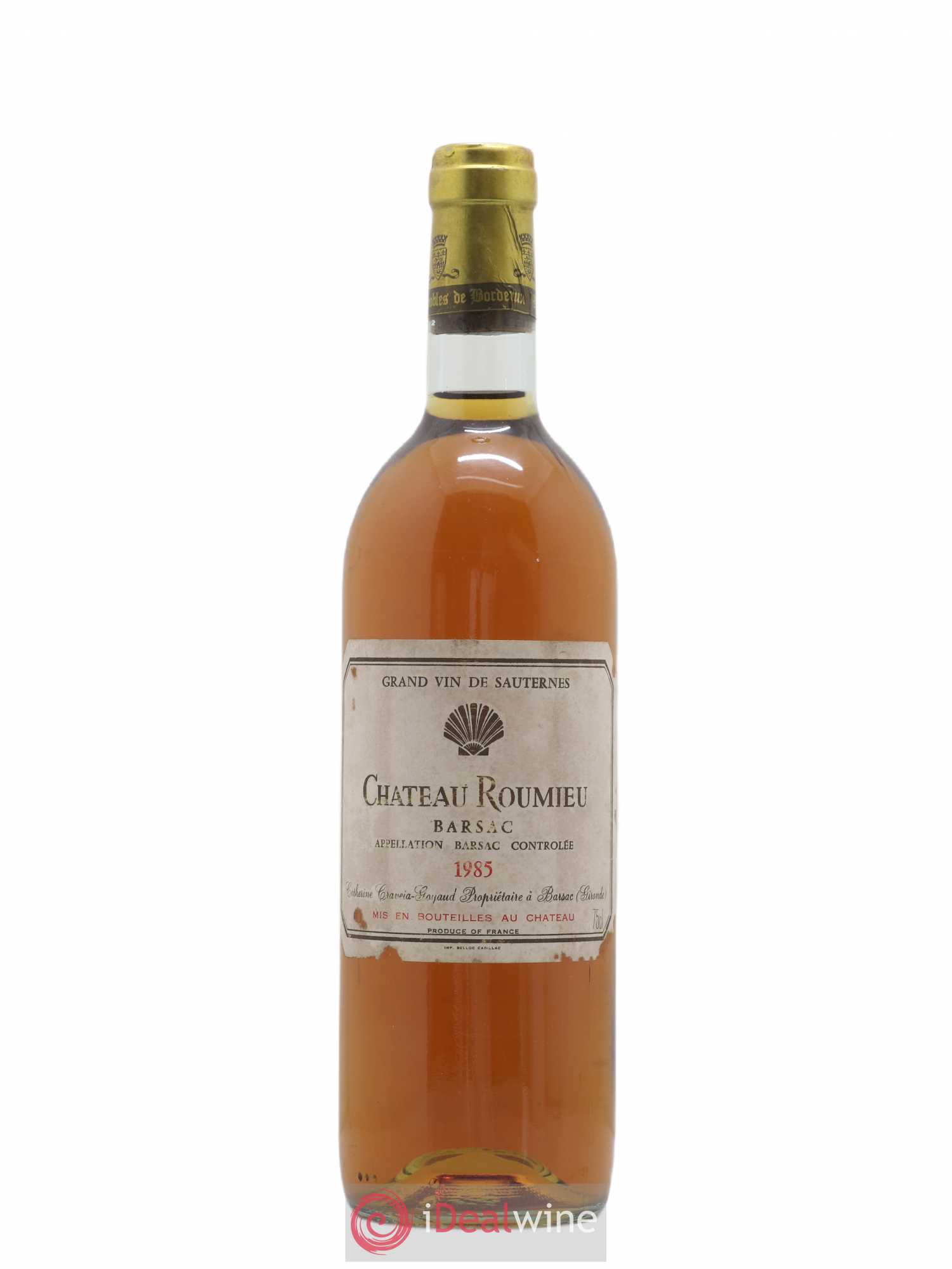 Sauternes Château Roumieu 1985 - Posten von 1 Flasche - 0