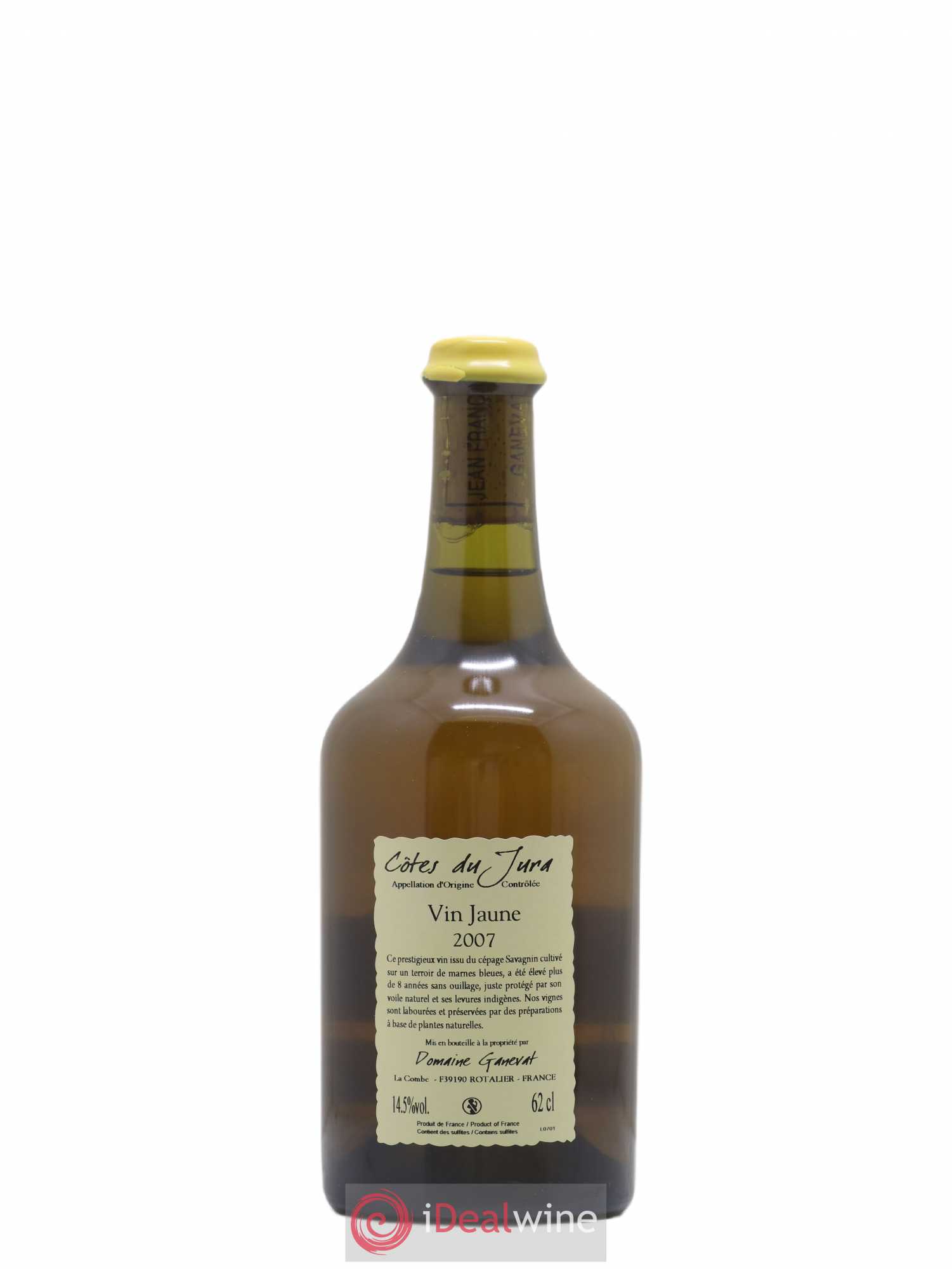 Côtes du Jura Vin Jaune Jean-François Ganevat (Domaine) 2007 - Lot de 1 bouteille - 1
