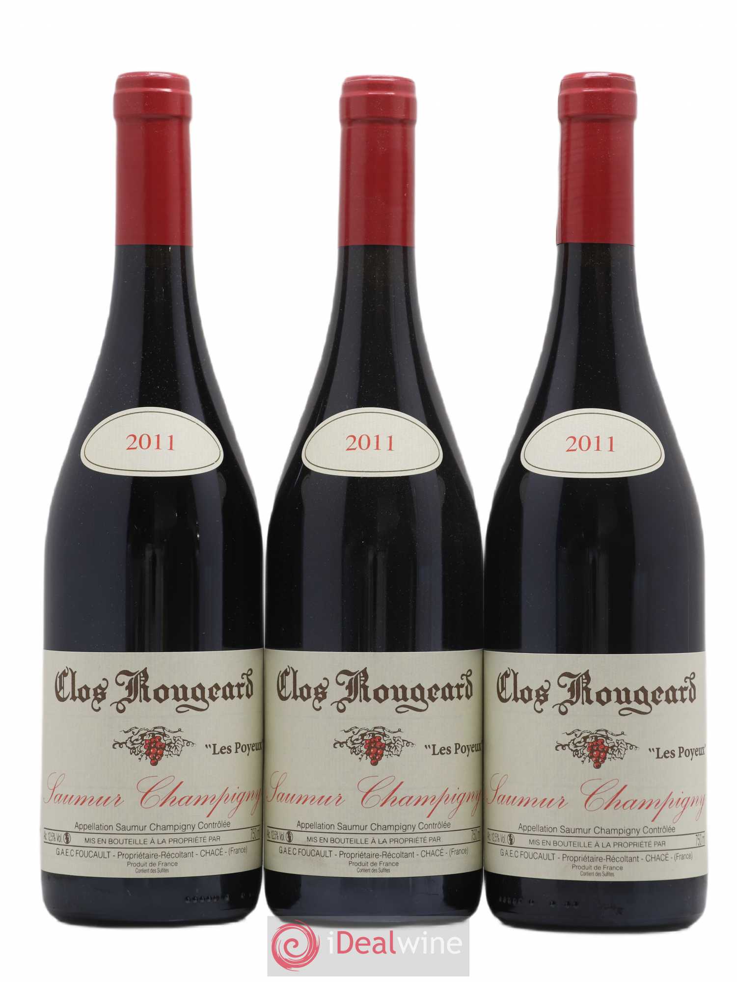 Saumur-Champigny Les Poyeux Clos Rougeard 2011 - Lot de 3 bouteilles - 0