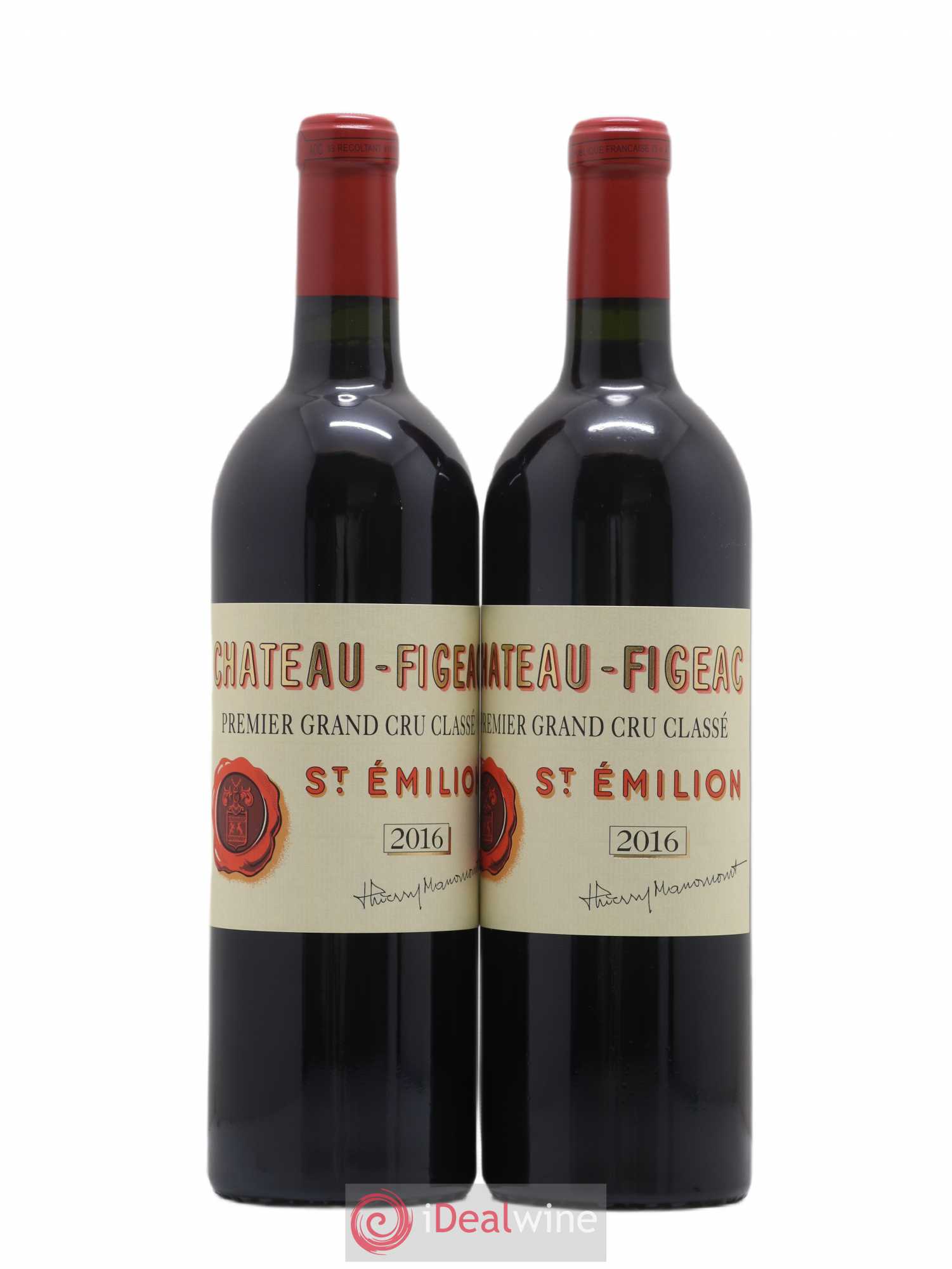 Château Figeac 1er Grand Cru Classé A 2016 - Lot de 2 bouteilles - 0
