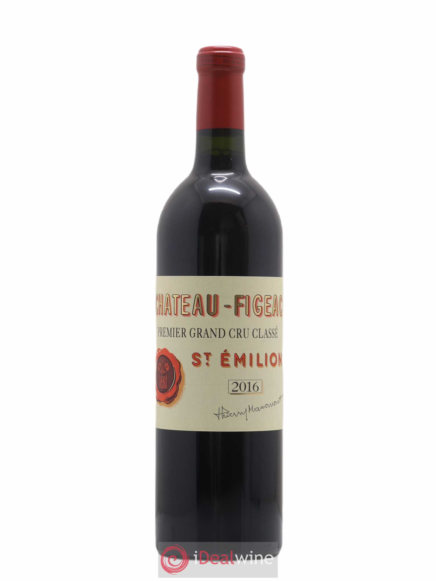 Château Figeac 1er Grand Cru Classé A 2016 - Lot de 1 bouteille - 0
