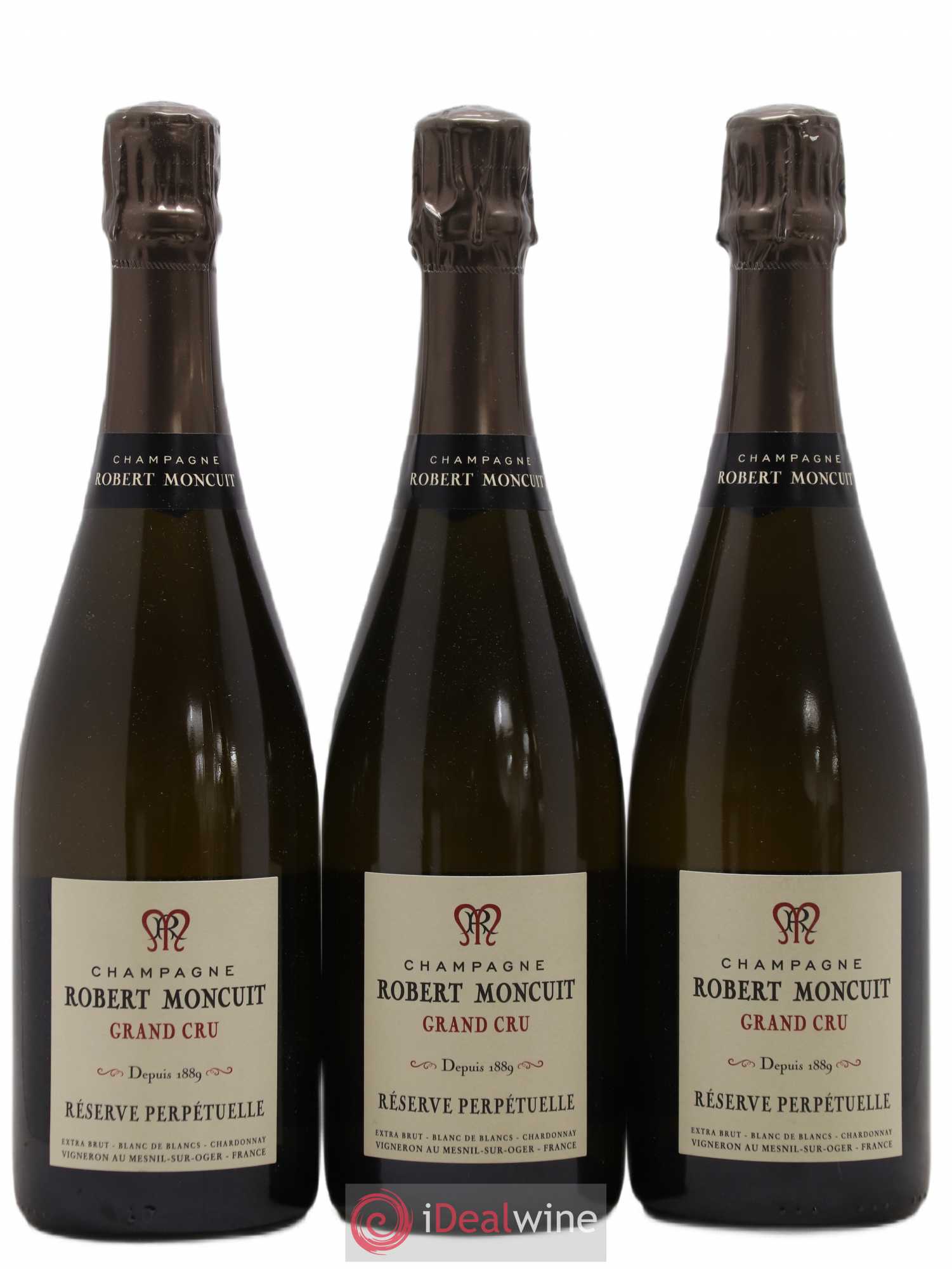 Champagne Reserve Perpetuelle RD Robert Moncuit - Posten von 3 Flaschen - 0