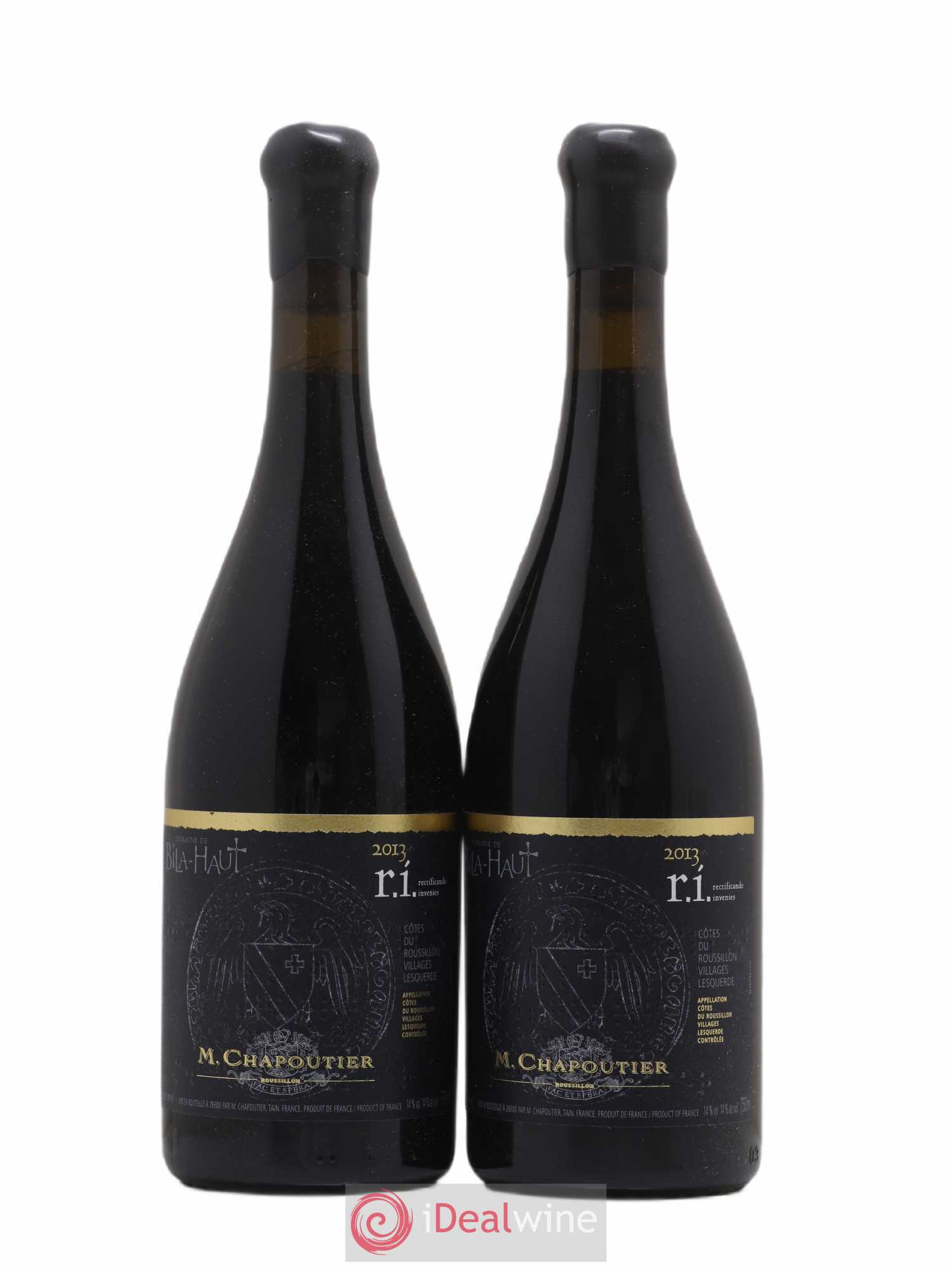 Côtes-du-Roussillon Villages Lesquerde Bila-Haut (Domaine) R.I Rectificando Invenies Chapoutier 2013 - Lot de 2 bouteilles - 0