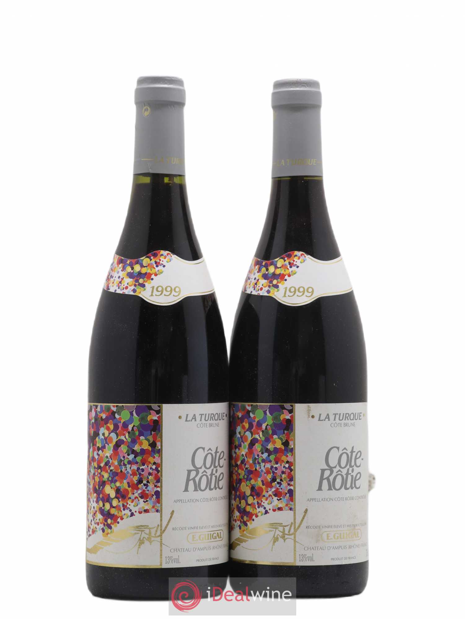 Côte-Rôtie La Turque Guigal 1999 - Lot de 2 bouteilles - 0