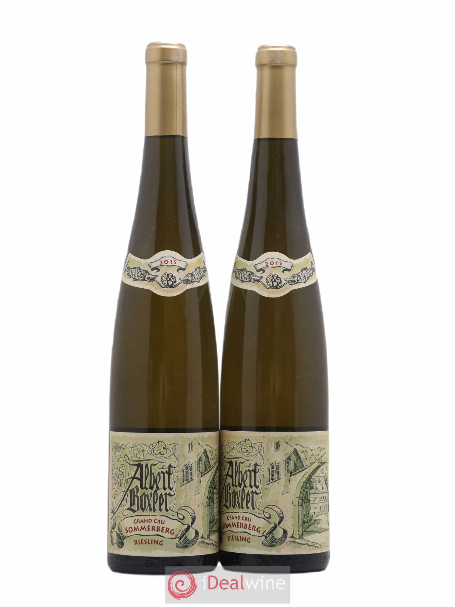 Alsace Riesling Grand Cru Sommerberg D Albert Boxler 2015 - Lot de 2 bouteilles - 0