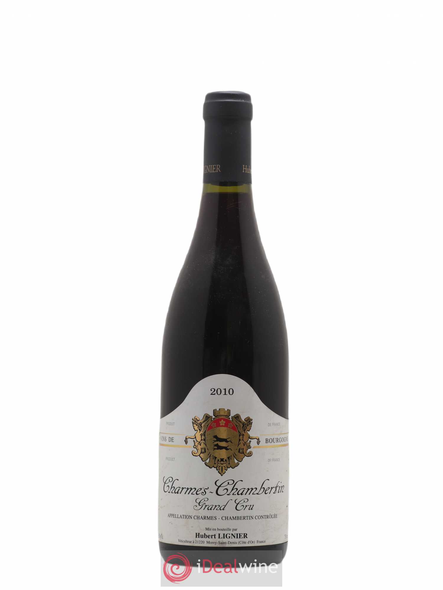 Charmes-Chambertin Grand Cru Hubert Lignier (Domaine) 2010 - Lot de 1 bouteille - 0