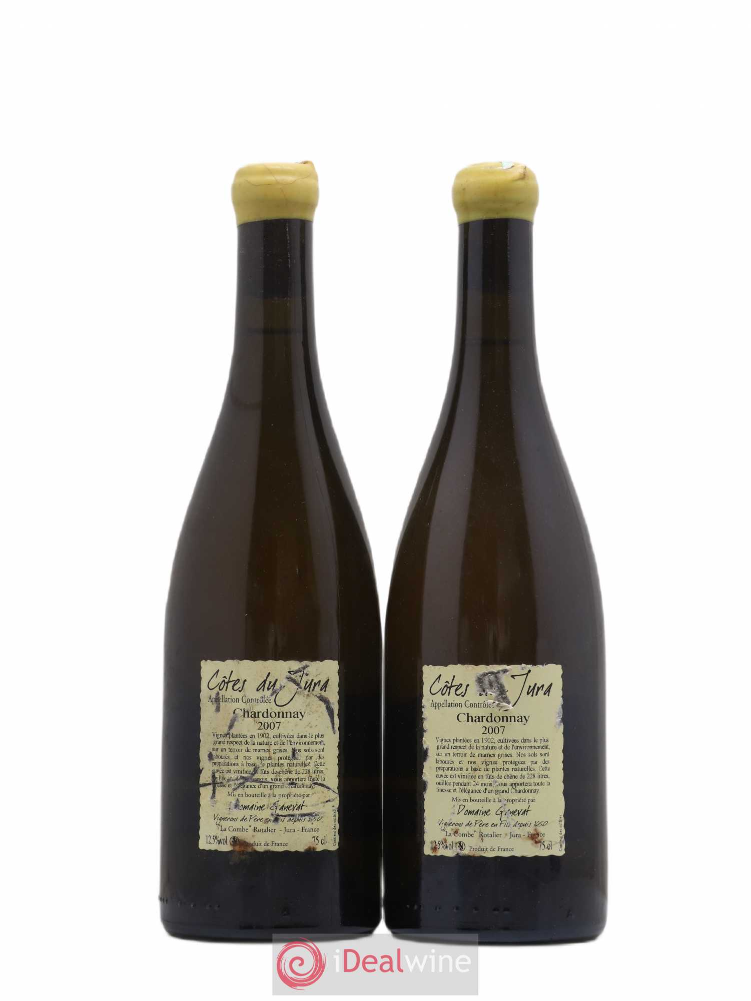 Côtes du Jura Les Chalasses Vieilles Vignes Jean-François Ganevat (Domaine) 2007 - Lot de 2 bouteilles - 1