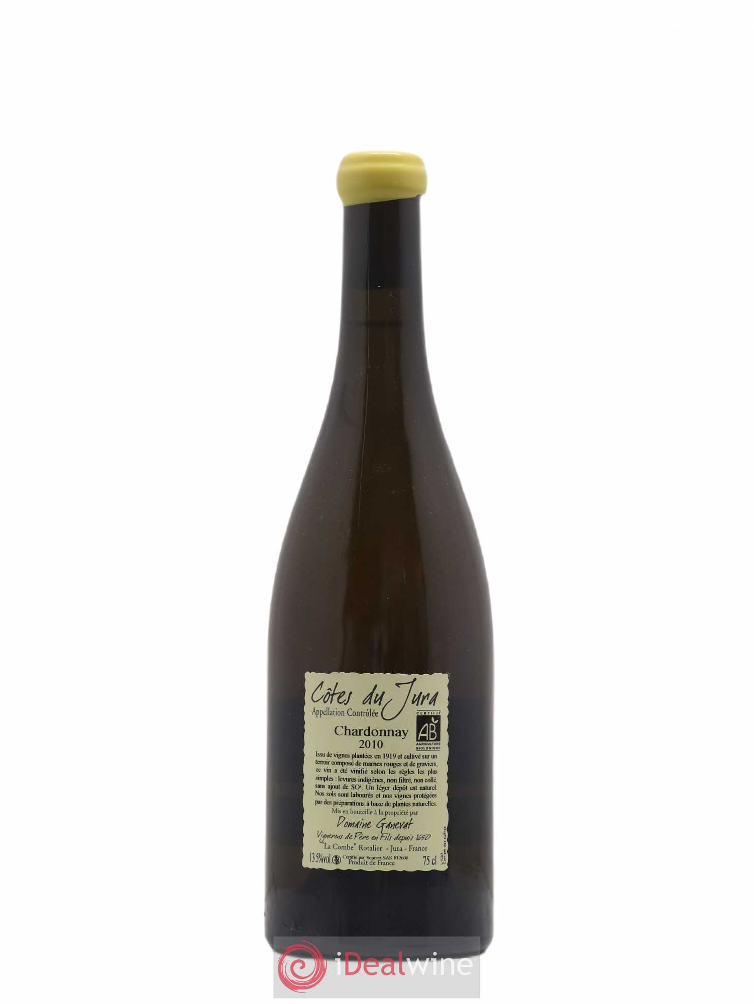 Côtes du Jura Les Grands Teppes Vieilles Vignes Jean-François Ganevat (Domaine) 2010 - Lot de 1 bouteille - 1