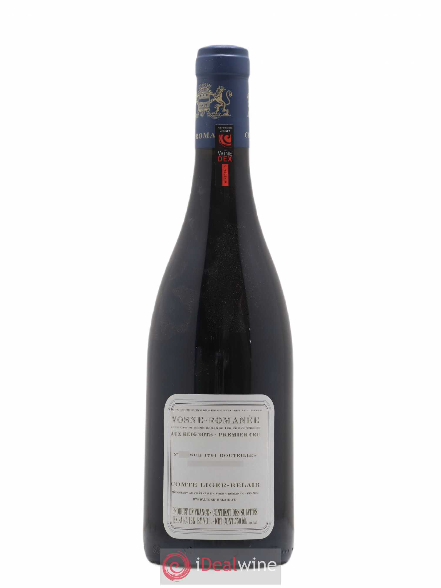 Vosne-Romanée 1er Cru Aux Reignots Ch. de Vosne-Romanée Comte Liger-Belair (Domaine du) 2012 - Lot de 1 bouteille - 1