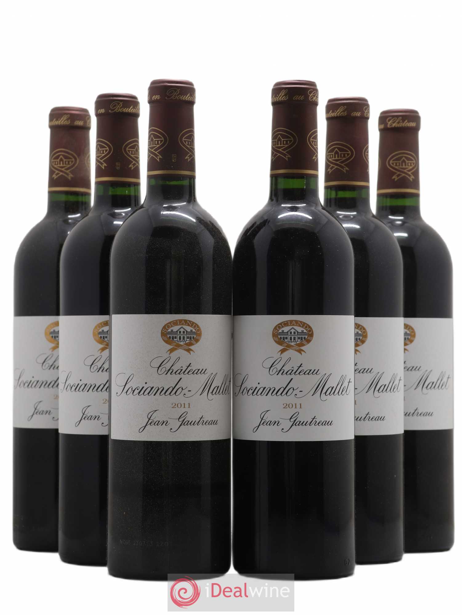 Château Sociando Mallet 2011 - Lot de 6 bouteilles - 0