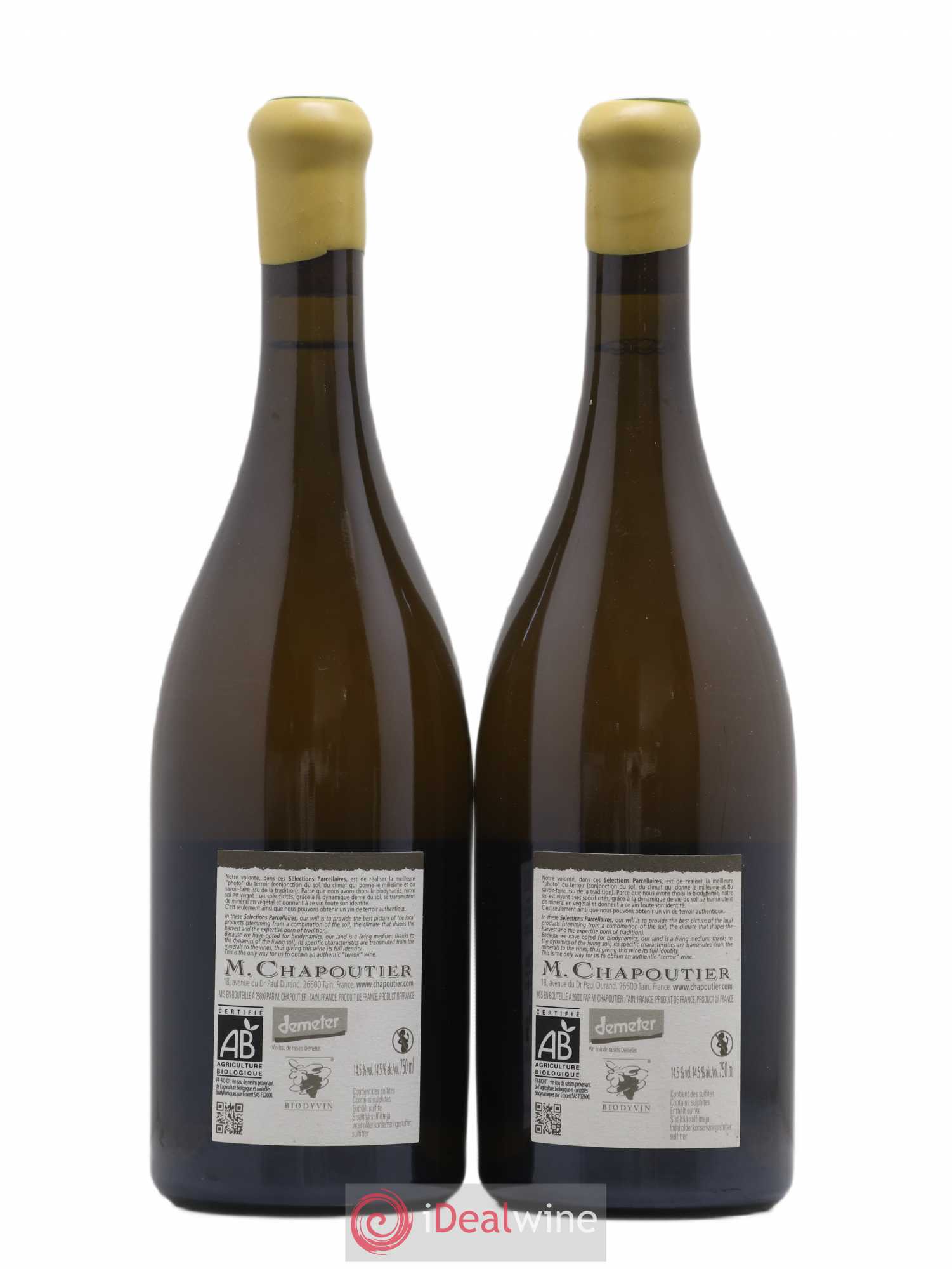 Hermitage Ermitage l'Ermite Chapoutier 2009 - Lot de 2 bouteilles - 1