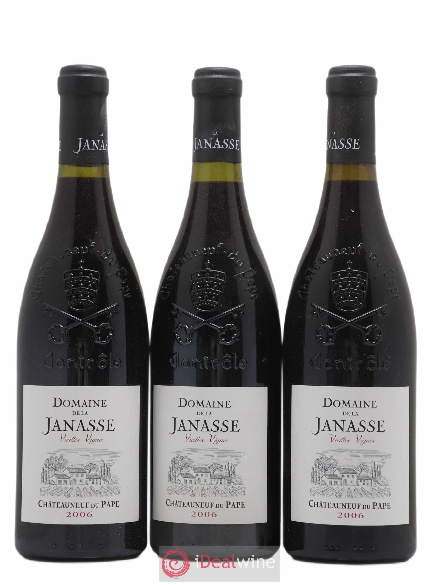 Châteauneuf-du-Pape Cuvée Vieilles Vignes La Janasse (Domaine de) 2006 - Lot de 3 bouteilles - 0