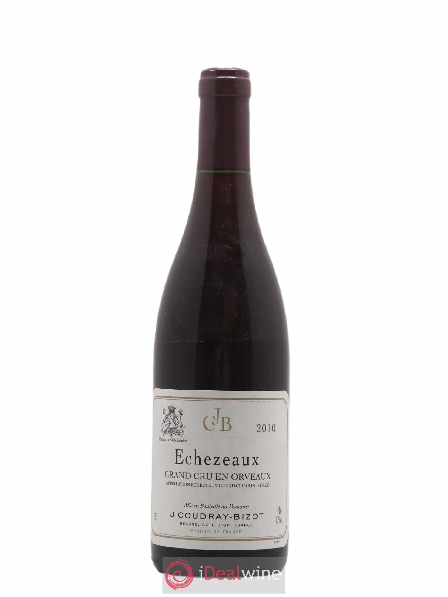 Echezeaux Grand Cru En Orveaux Coudray-Bizot 2010 - Posten von 1 Flasche - 0