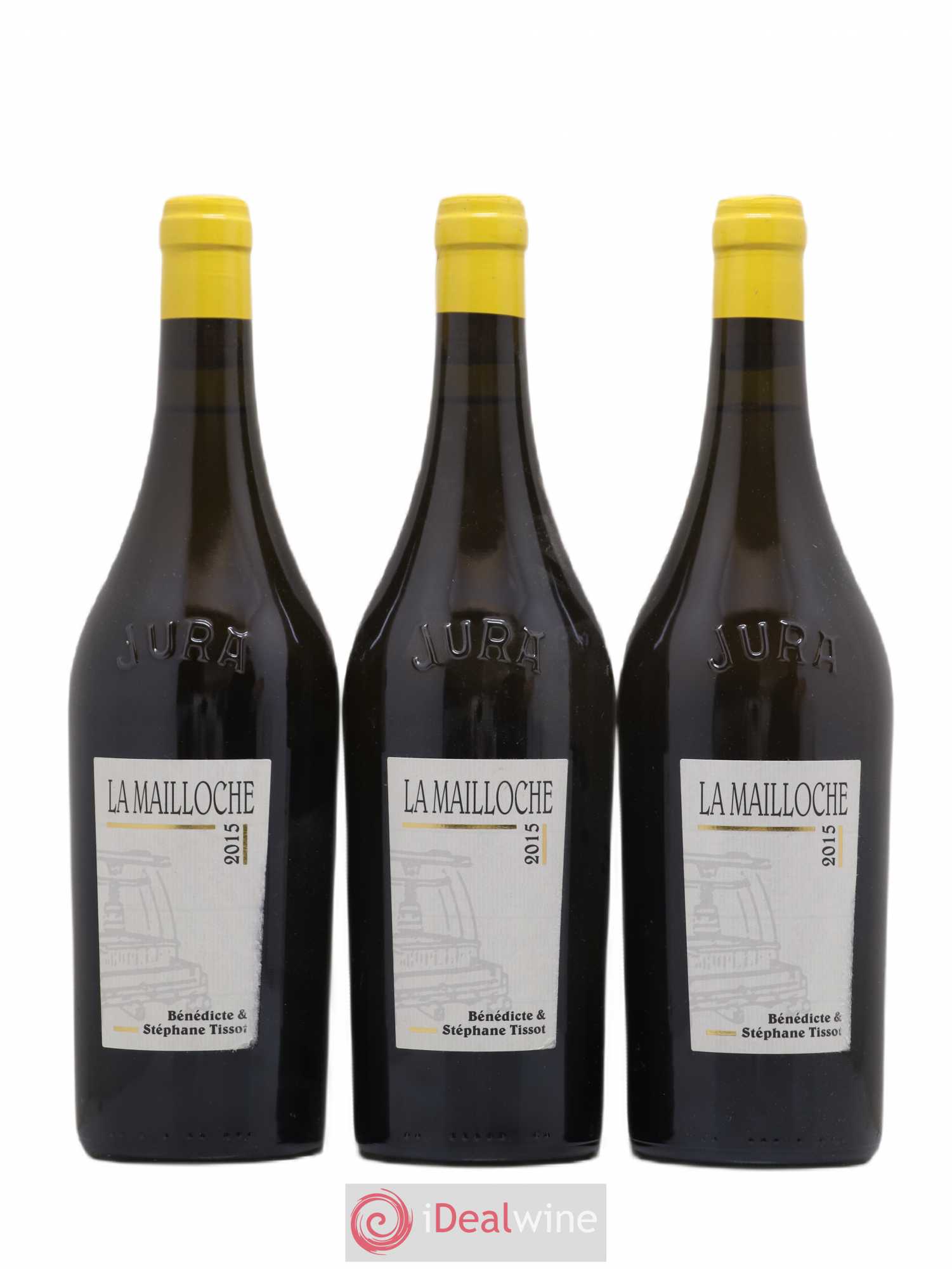 Arbois La Mailloche Bénédicte et Stéphane Tissot 2015 - Lot de 3 bouteilles - 0
