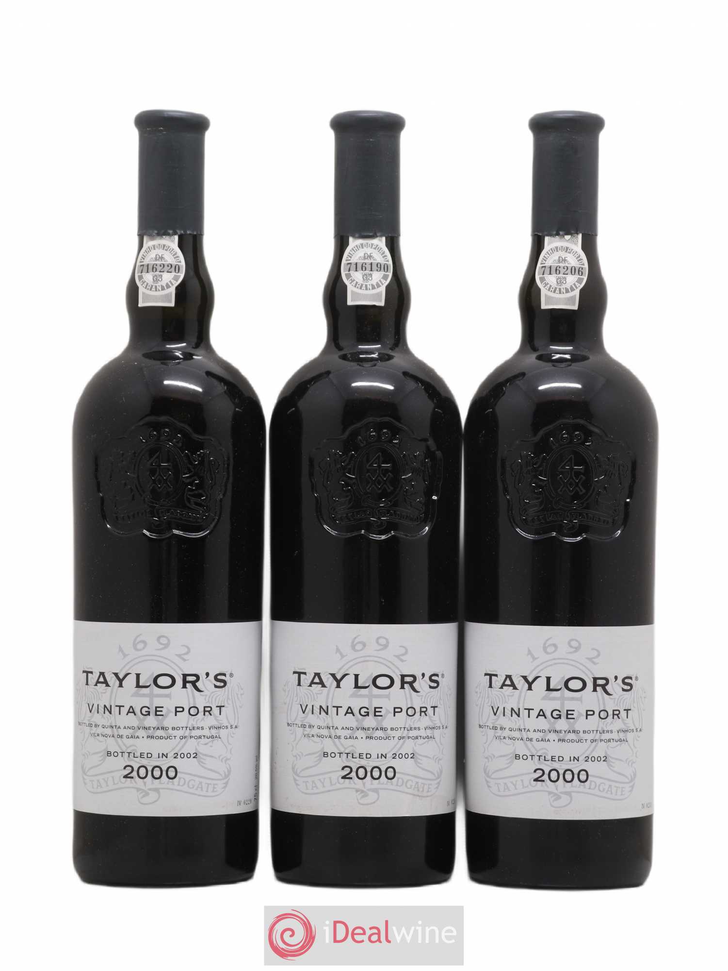 Porto Taylor's Vintage 2000 - Lot de 3 bouteilles - 0