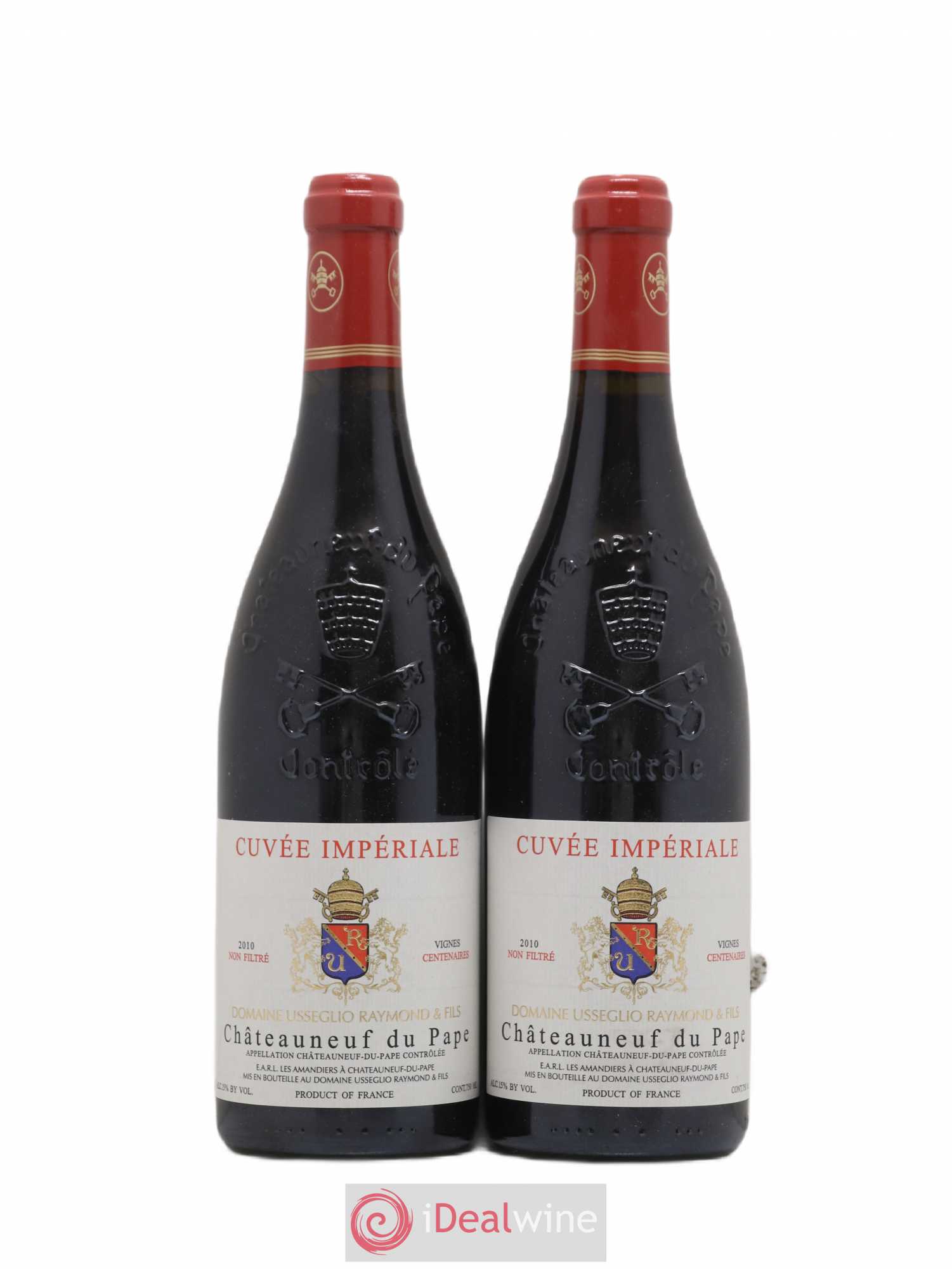 Châteauneuf-du-Pape Cuvée Impériale Raymond Usseglio & Fils (Domaine) 2010 - Lot de 2 bouteilles - 0