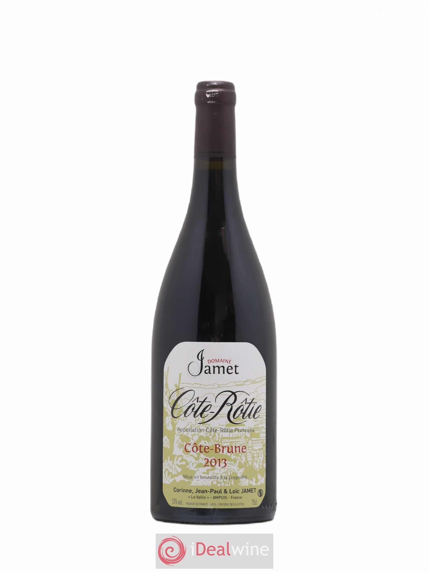 Côte-Rôtie Côte Brune Jamet (Domaine) 2013 - Lot de 1 bouteille - 0