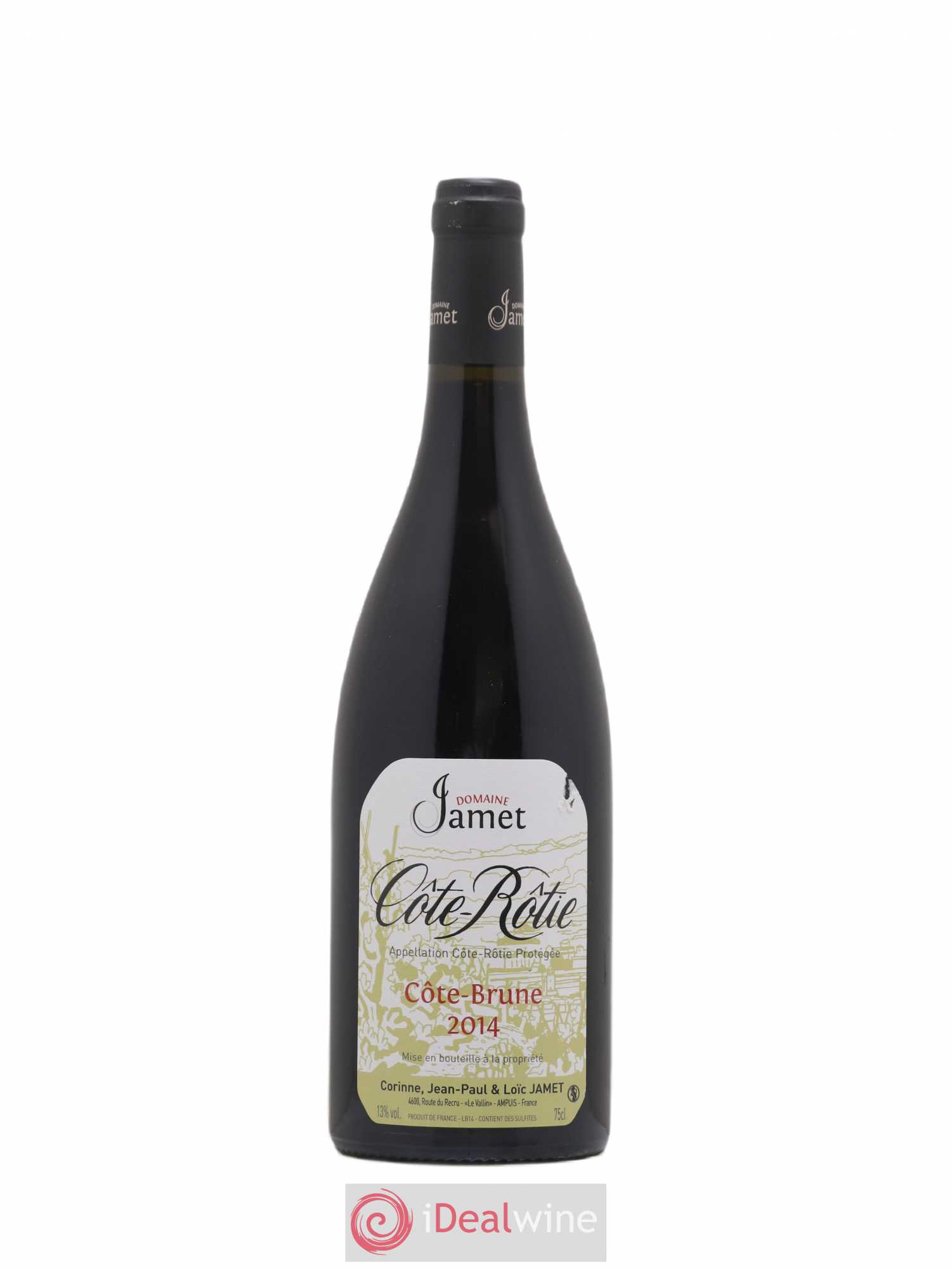 Côte-Rôtie Côte Brune Jamet (Domaine) 2014 - Lot de 1 bouteille - 0