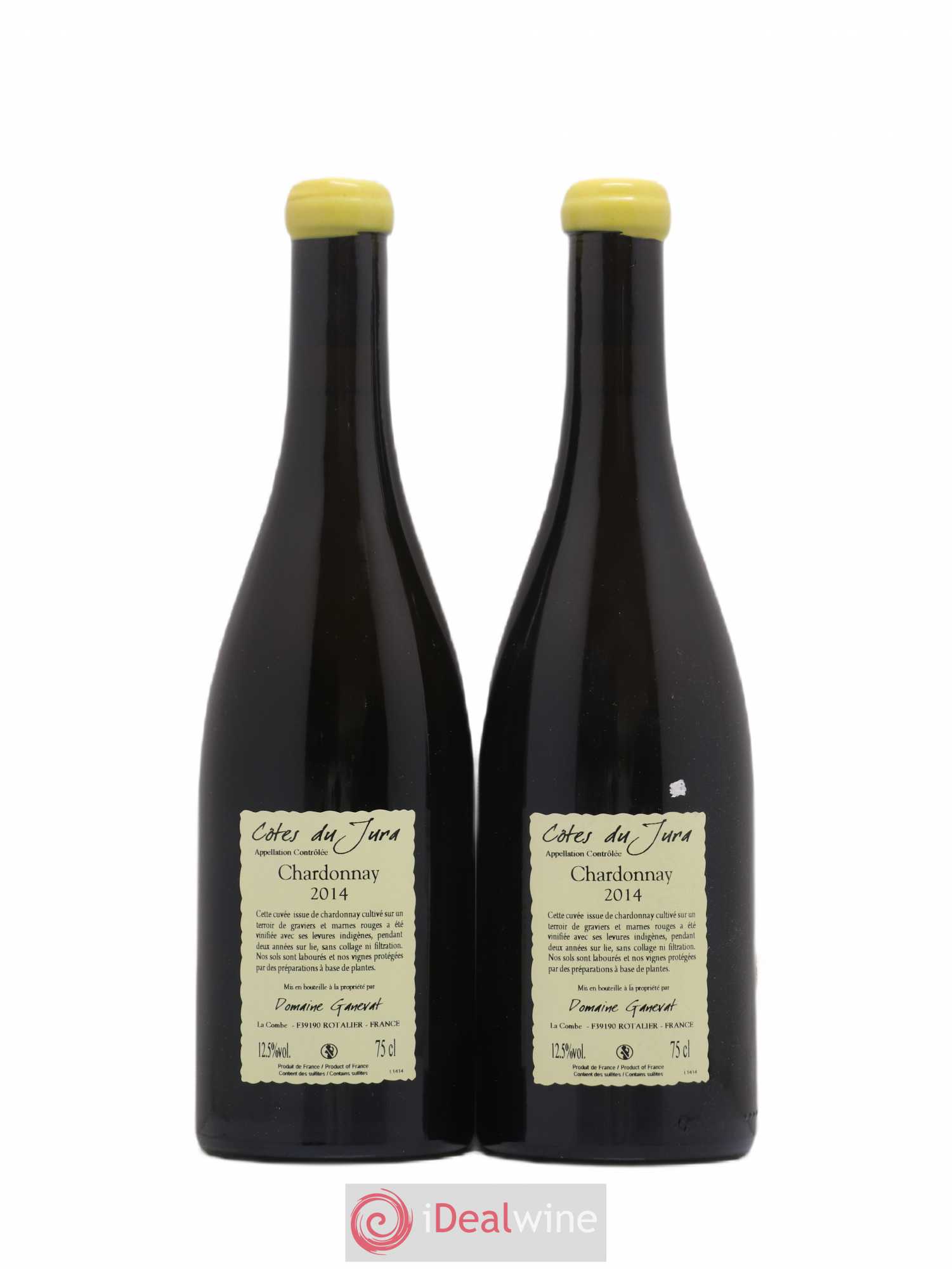 Côtes du Jura Les Gryphées Vieilles Vignes Jean-François Ganevat (Domaine) 2014 - Lot de 2 bouteilles - 1