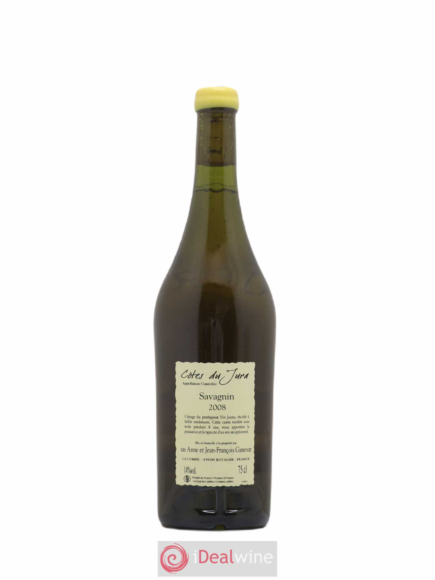 Côtes du Jura Cuvée Prestige Jean-François Ganevat (Domaine) 2008 - Lot de 1 bouteille - 1