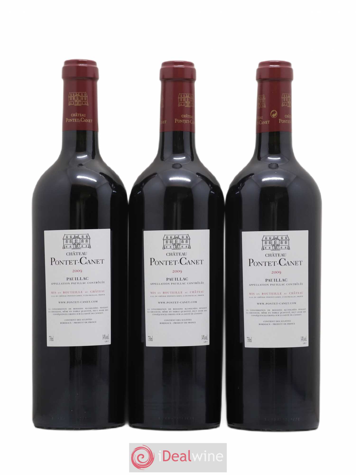 Château Pontet Canet 5ème Grand Cru Classé 2009 - Lot de 6 bouteilles - 2
