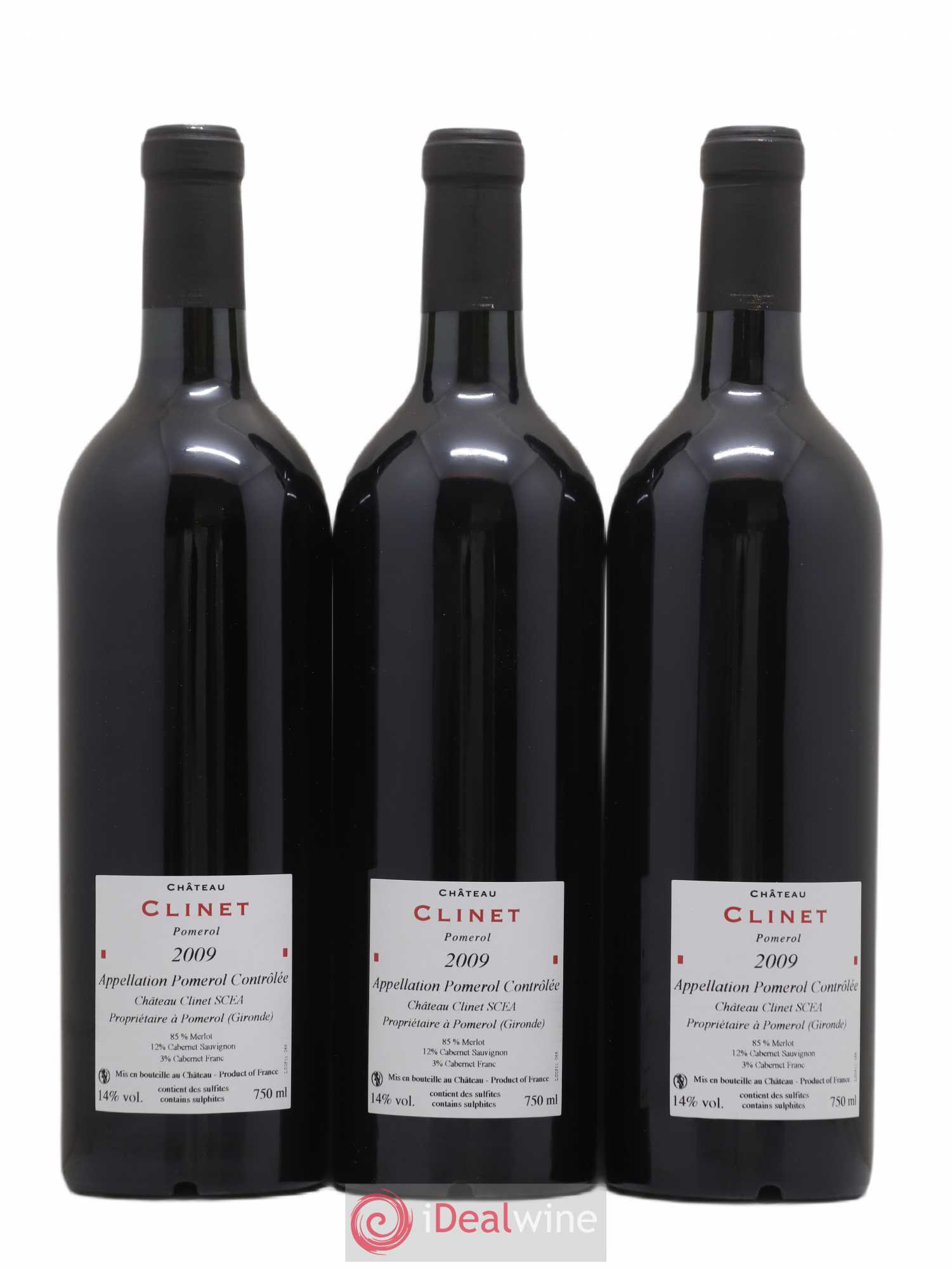 Château Clinet 2009 - Posten von 3 Flaschen - 1
