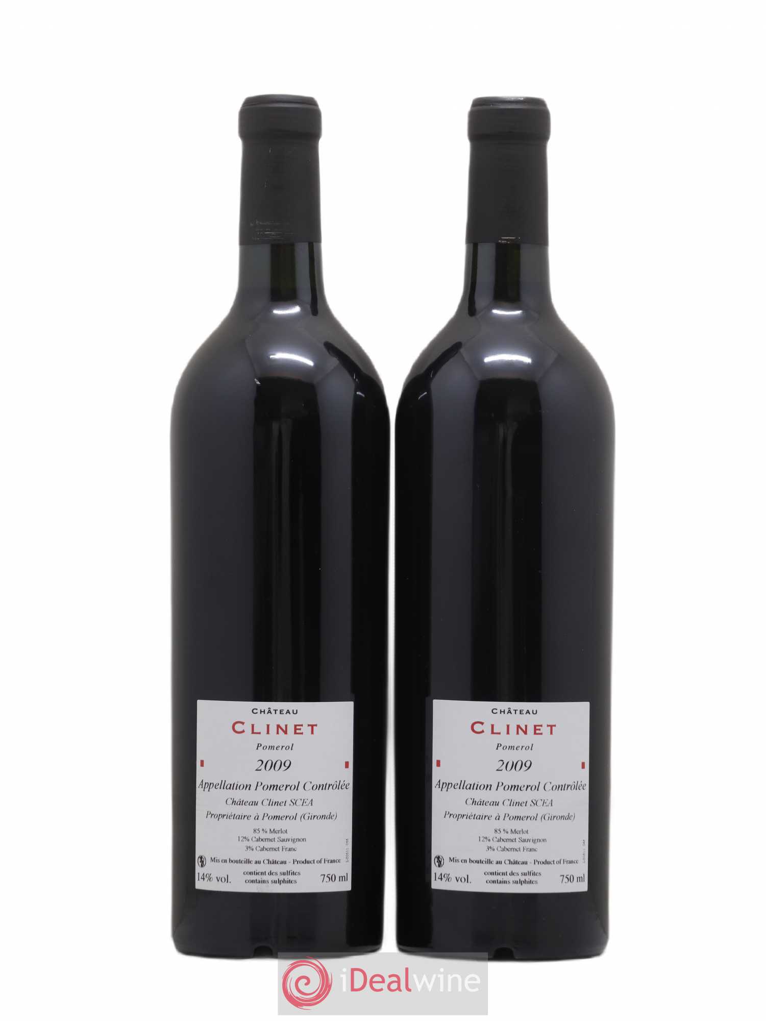 Château Clinet 2009 - Lot de 2 bouteilles - 1