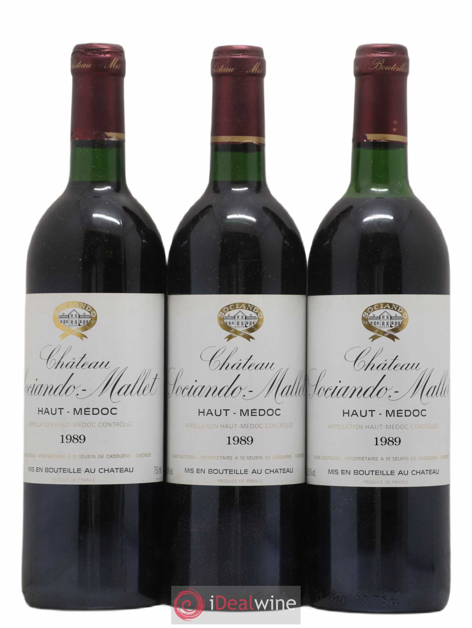 Château Sociando Mallet 2000 - Lot de 6 bouteilles - 2