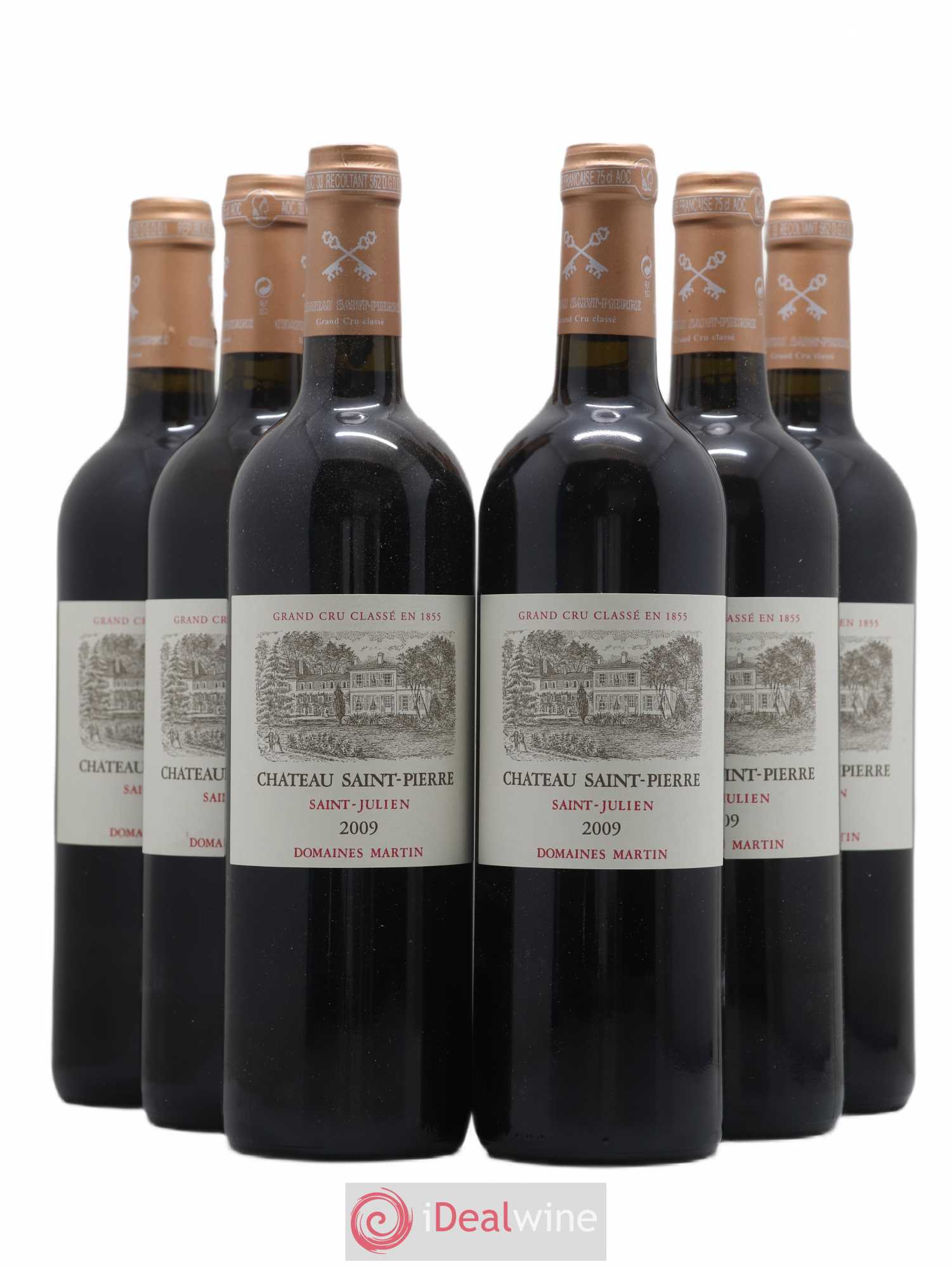 Château Saint-Pierre 4ème Grand Cru Classé 2009 - Lot de 6 bouteilles - 0
