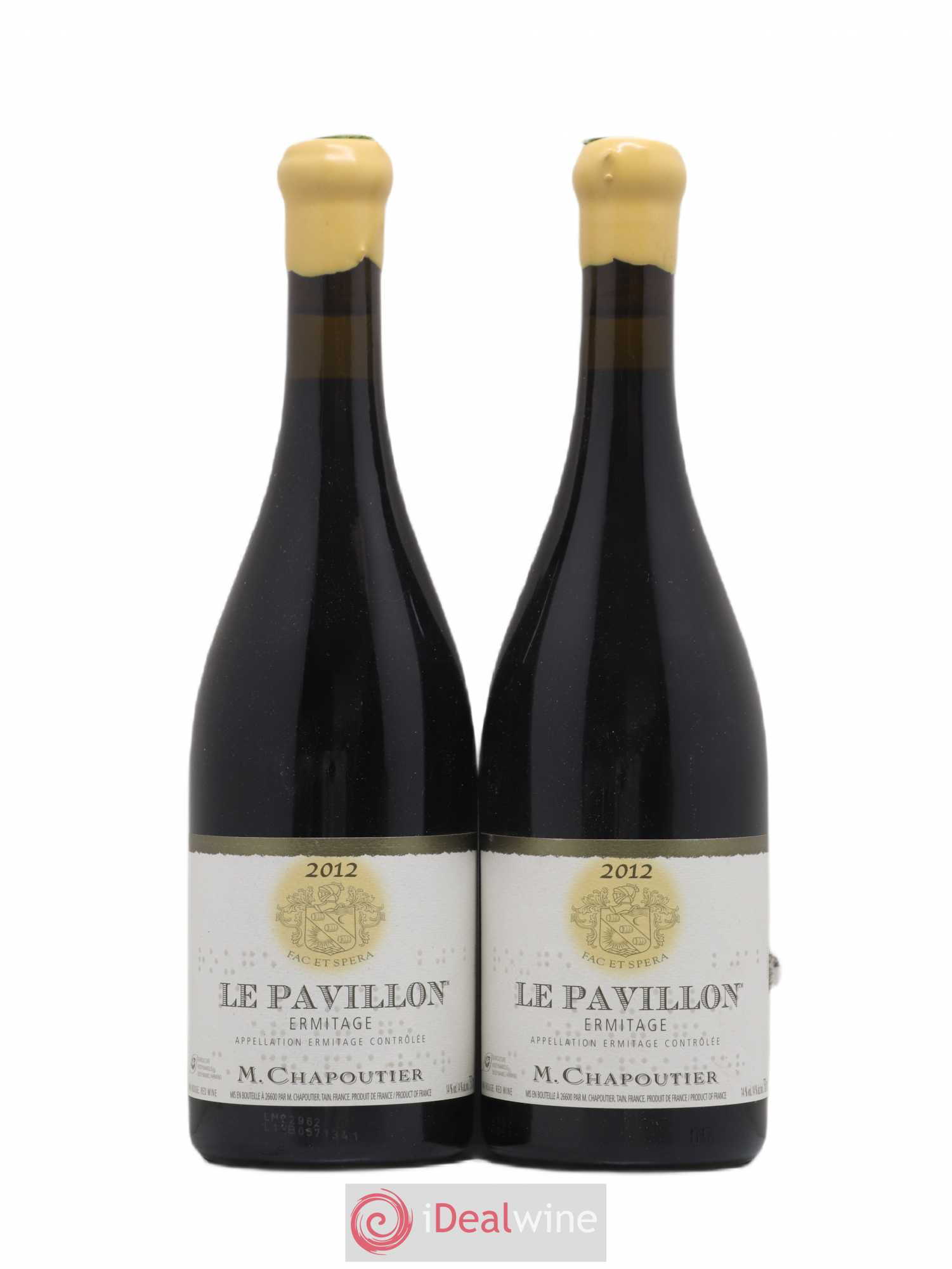 Hermitage Ermitage Le Pavillon Chapoutier 2012 - Lot de 2 bouteilles - 0