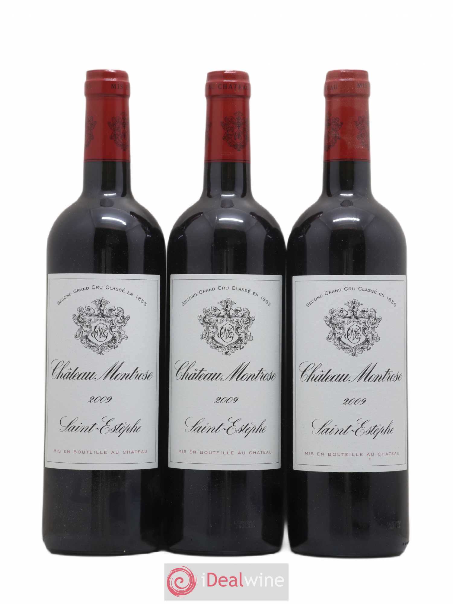Château Montrose 2ème Grand Cru Classé 2009 - Lot de 3 bouteilles - 0