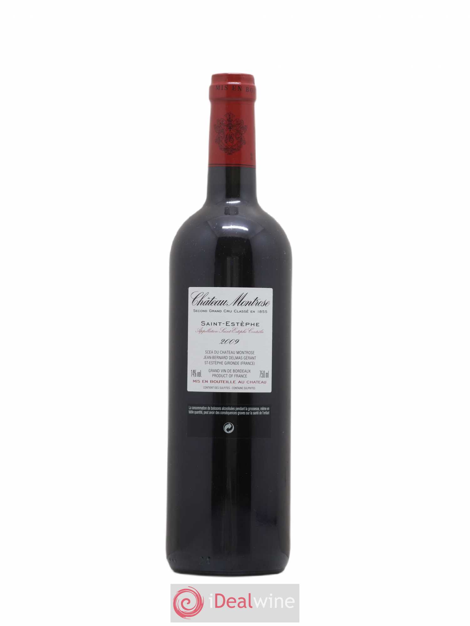 Château Montrose 2ème Grand Cru Classé 2009 - Lot de 1 bouteille - 1