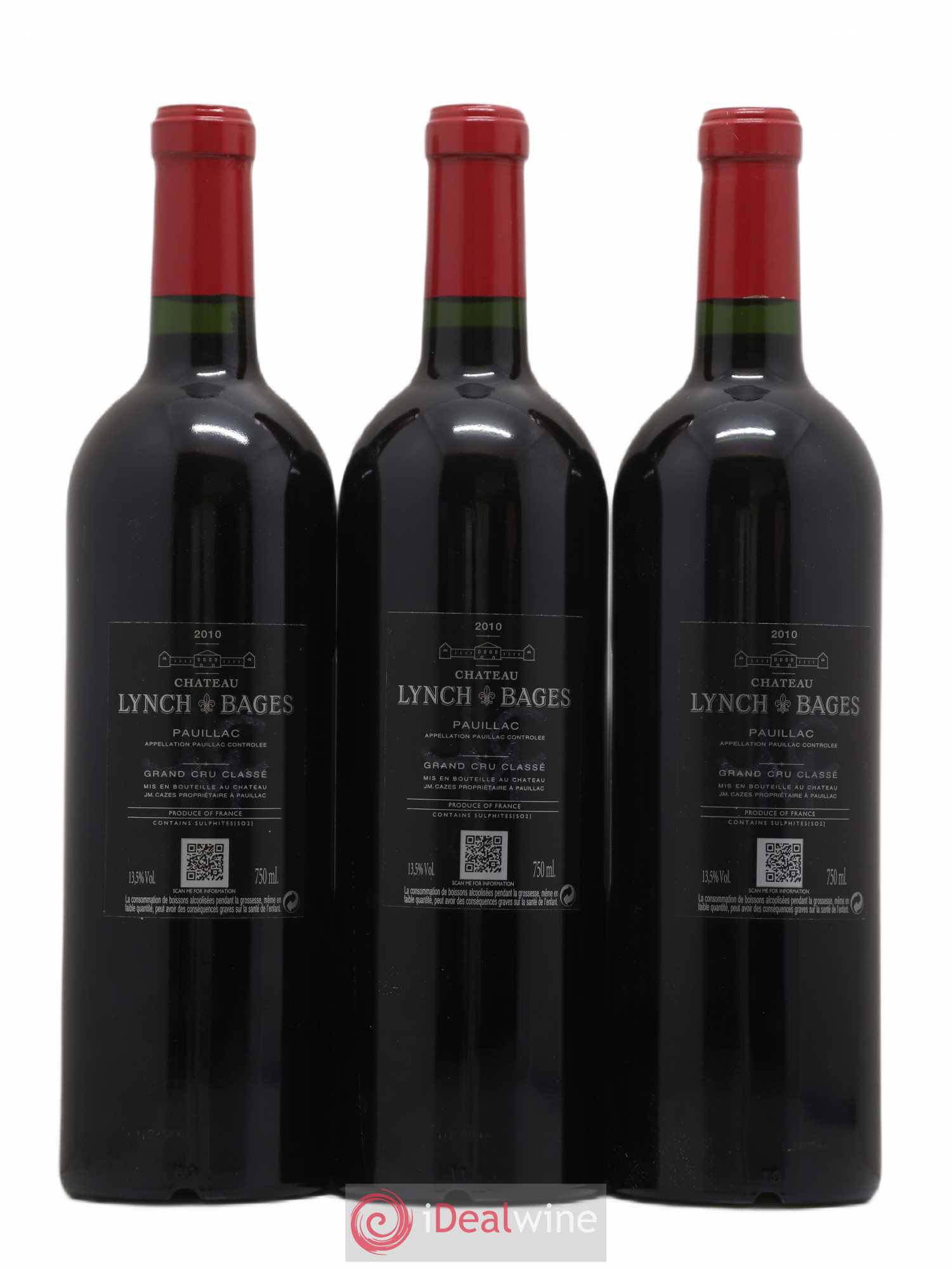 Château Lynch Bages 5ème Grand Cru Classé 2010 - Lot de 6 bouteilles - 4