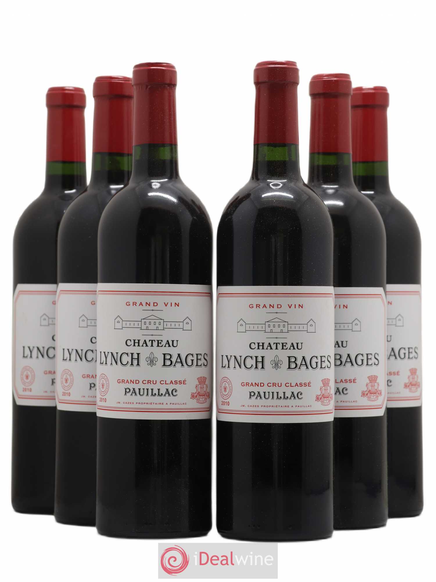Château Lynch Bages 5ème Grand Cru Classé 2010 - Lot de 6 bouteilles - 0