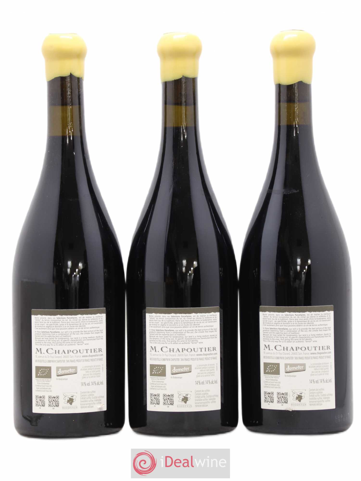 Hermitage Ermitage Le Méal Chapoutier 2013 - Lot de 3 bouteilles - 1