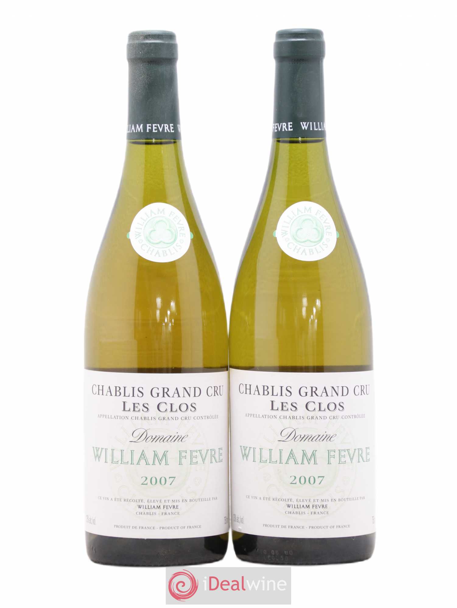 Chablis Grand Cru Les Clos William Fèvre 2007 - Lot de 2 bouteilles - 0