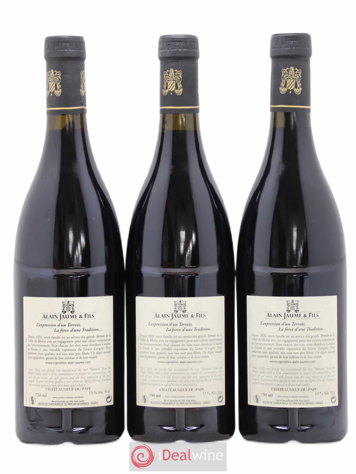 Châteauneuf-du-Pape Vieilles Vignes Grand Veneur (Domaine) 2010 - Lot de 3 bouteilles - 1