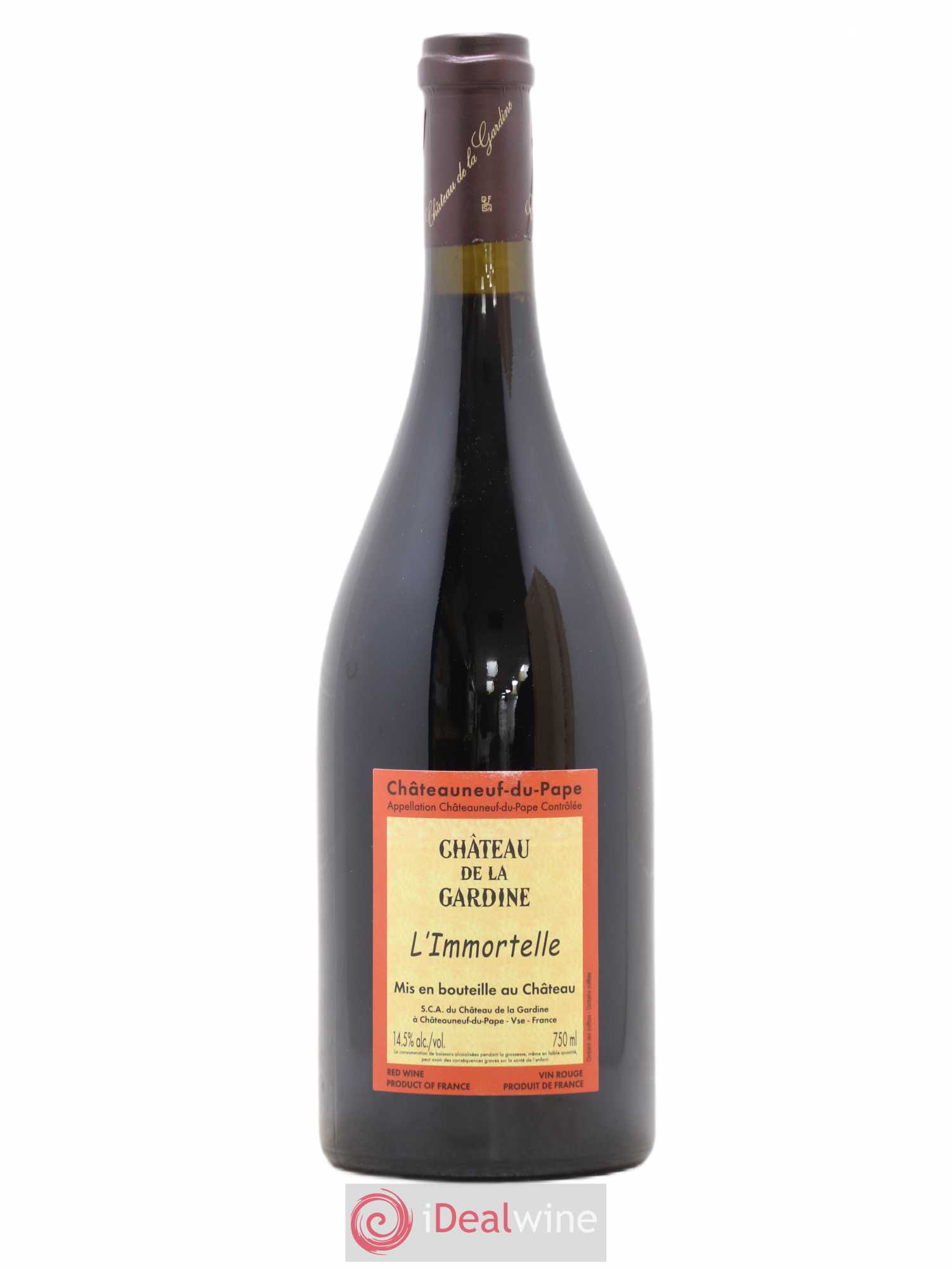 Châteauneuf-du-Pape Château de La Gardine L'Immortelle Famille Brunel 2009 - Lot de 1 bouteille - 2