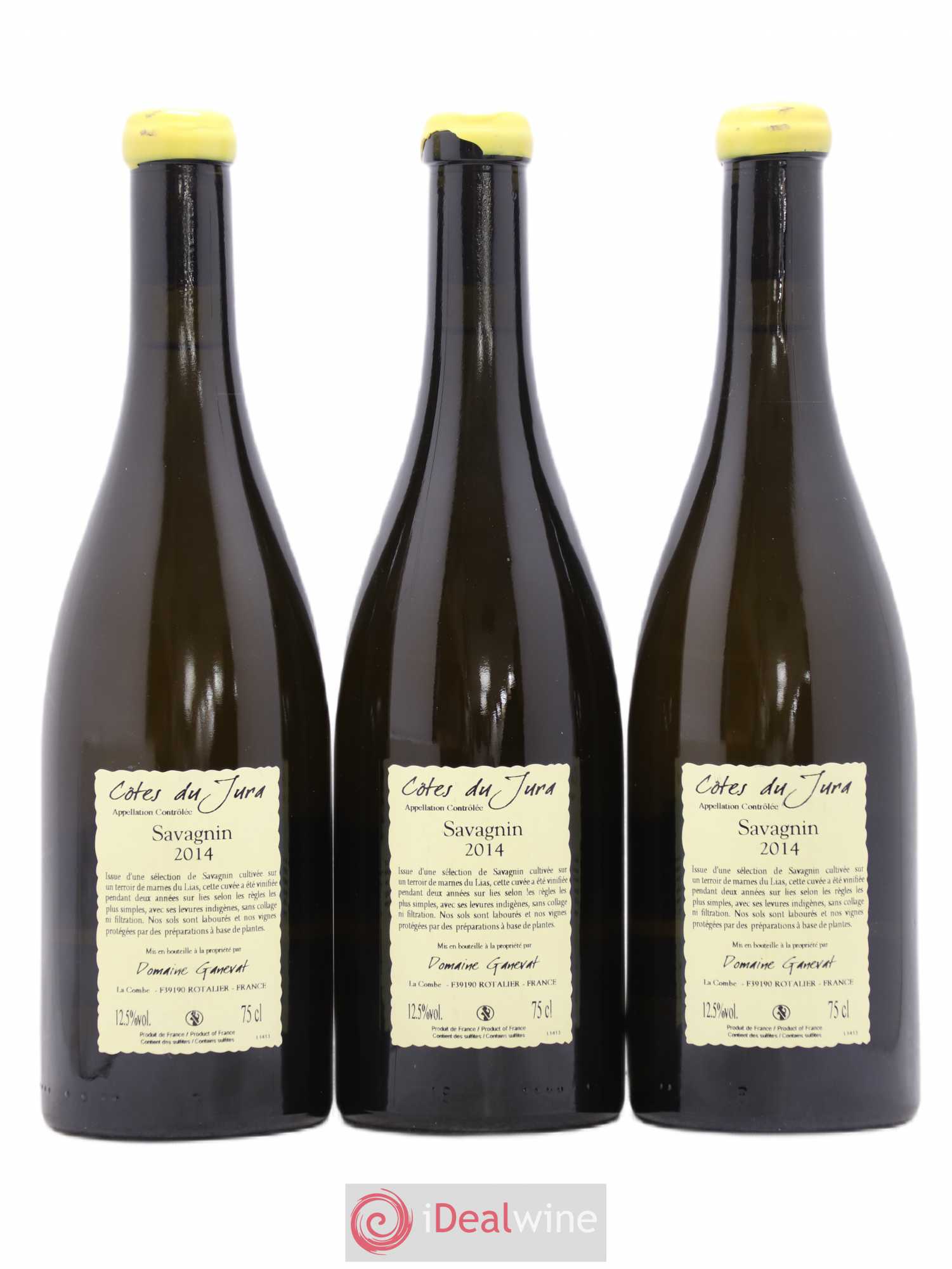 Côtes du Jura Sous la Roche Jean-François Ganevat (Domaine) 2014 - Lot de 3 bouteilles - 1
