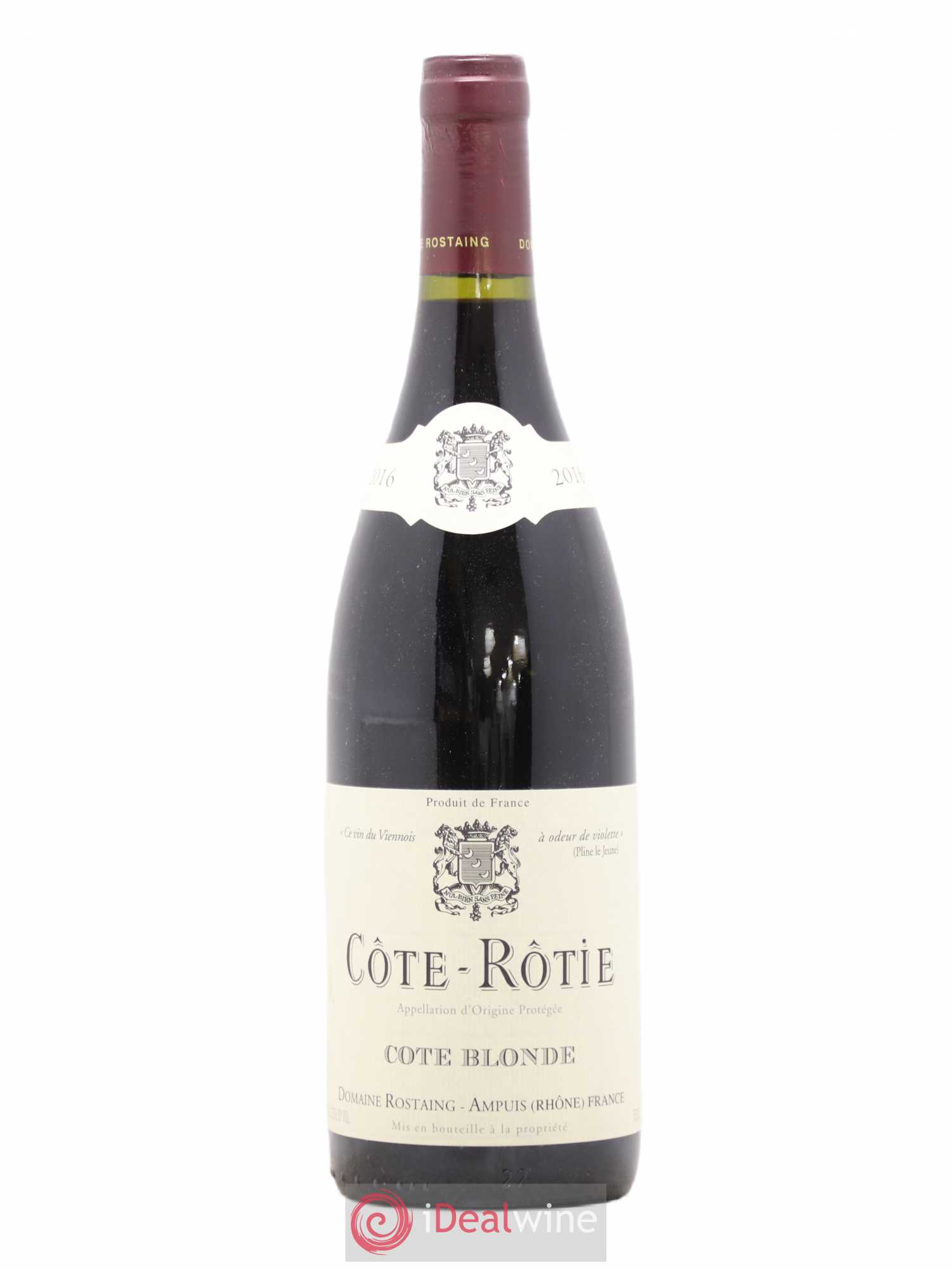 Côte-Rôtie Côte Blonde René Rostaing 2016 - Posten von 1 Flasche - 0