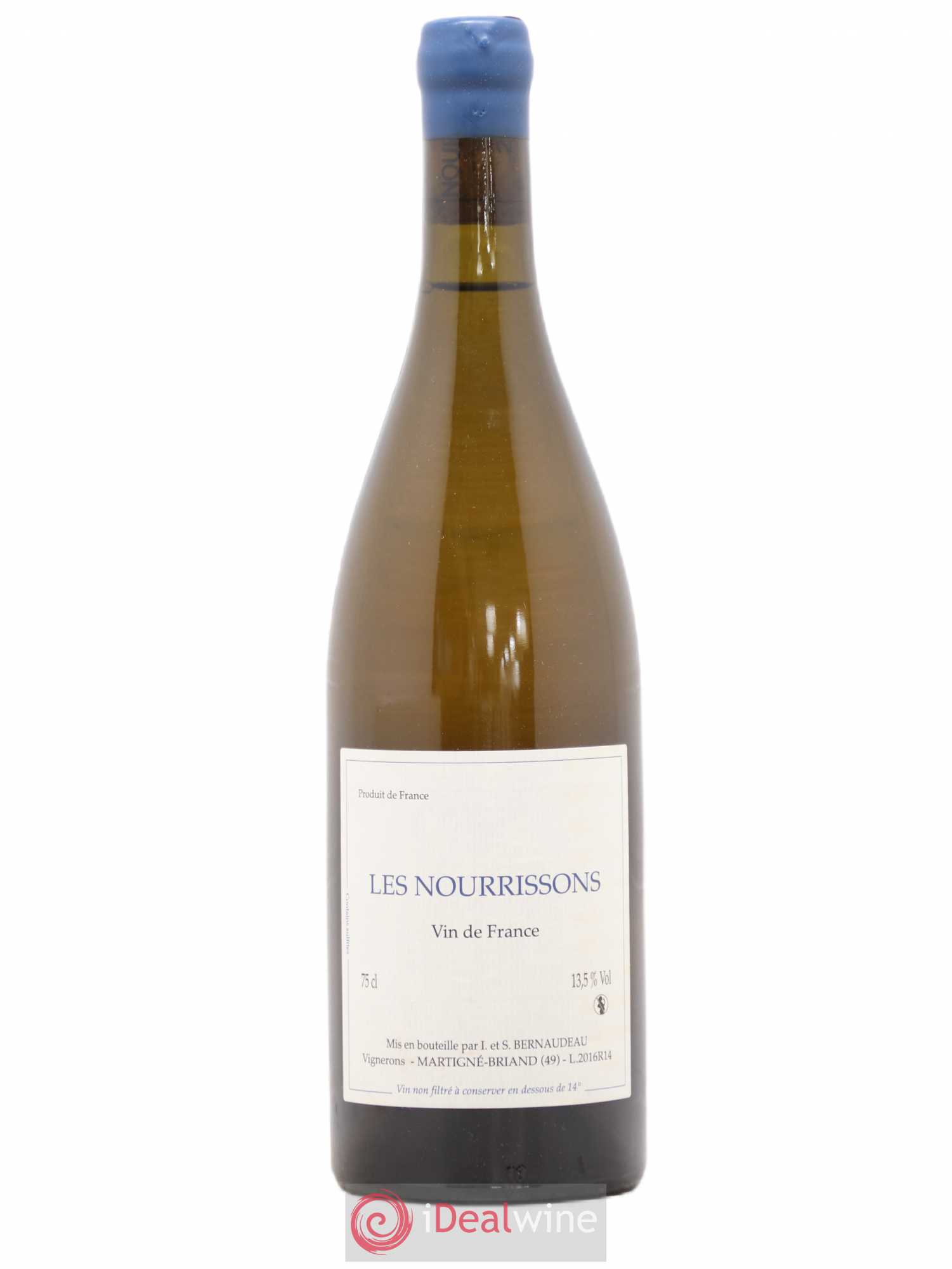 Vin de France Les Nourrissons Stéphane Bernaudeau 2016 - Lot de 1 bouteille - 0