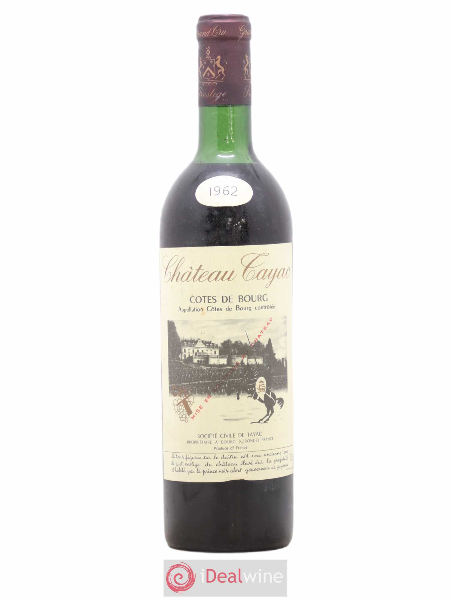 Château Tayac 1962 - Lot de 1 bouteille - 0